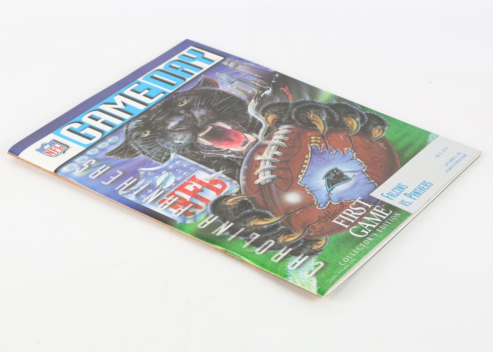 Carolina Panthers September 3, 1995 First Game Program and  Innagural Game Ticket