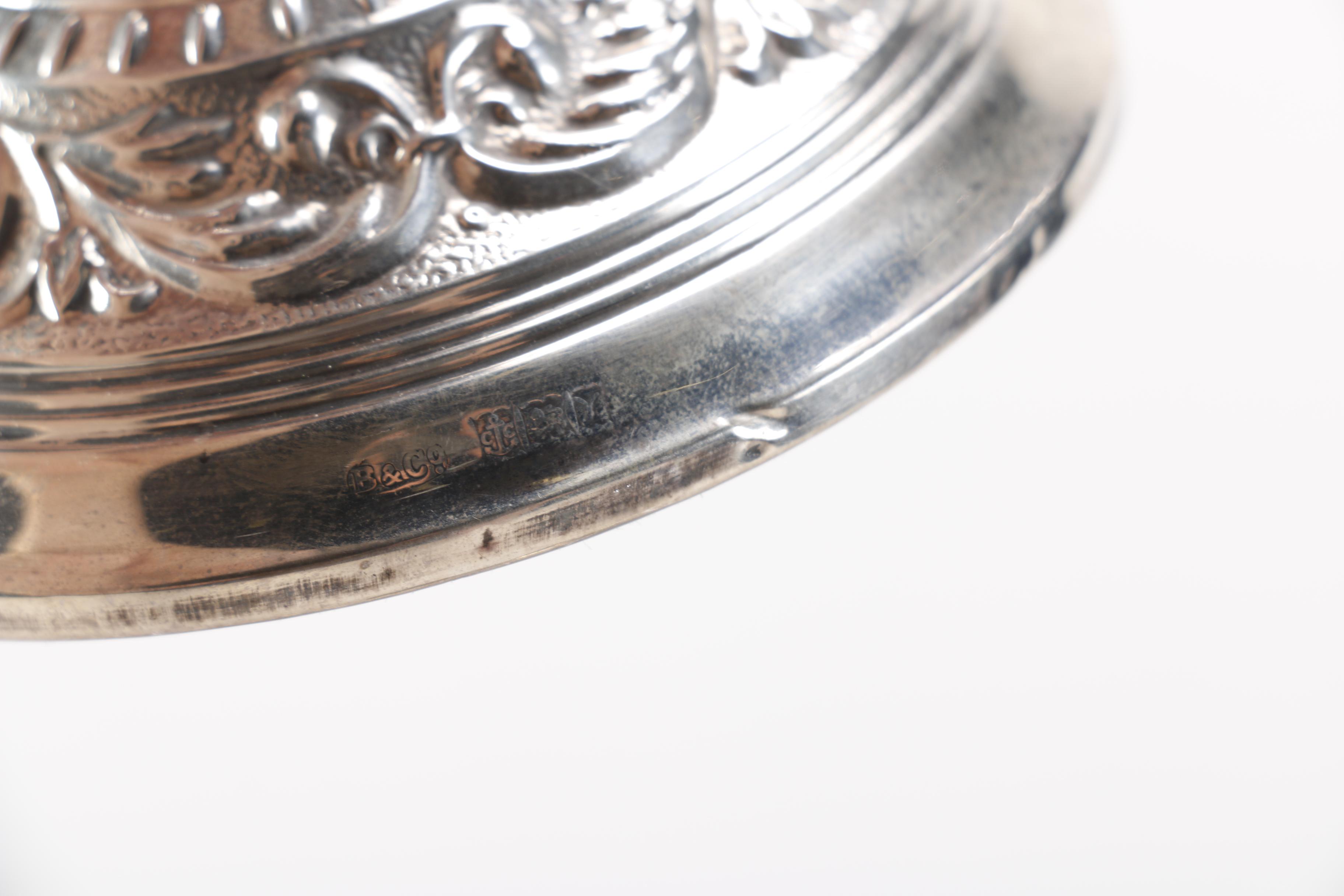 W I Broadway & Co. Weighted Sterling Candlesticks