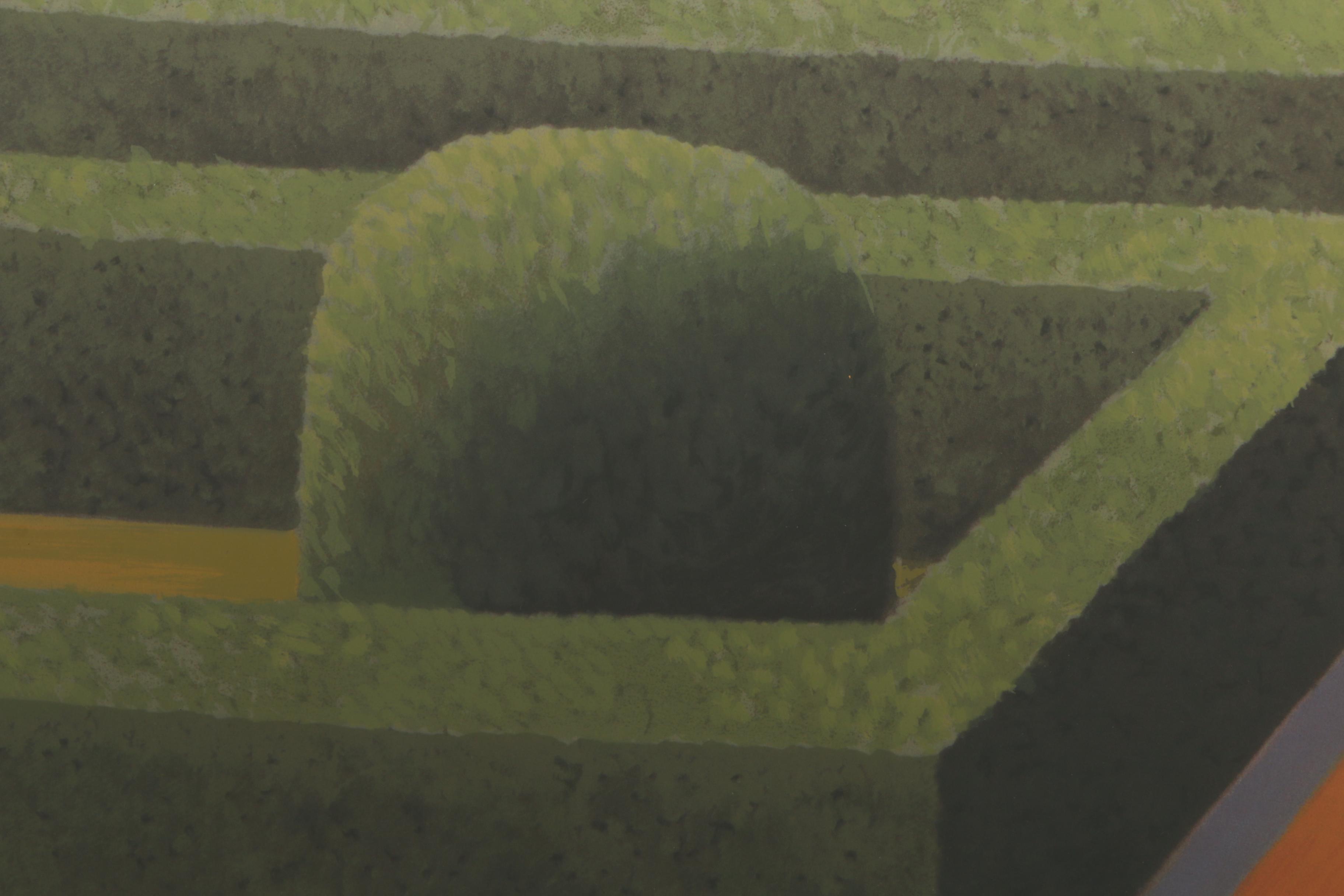 Astrid Preston Limited Edition Artist Proof Serigraph "Morning Garden"