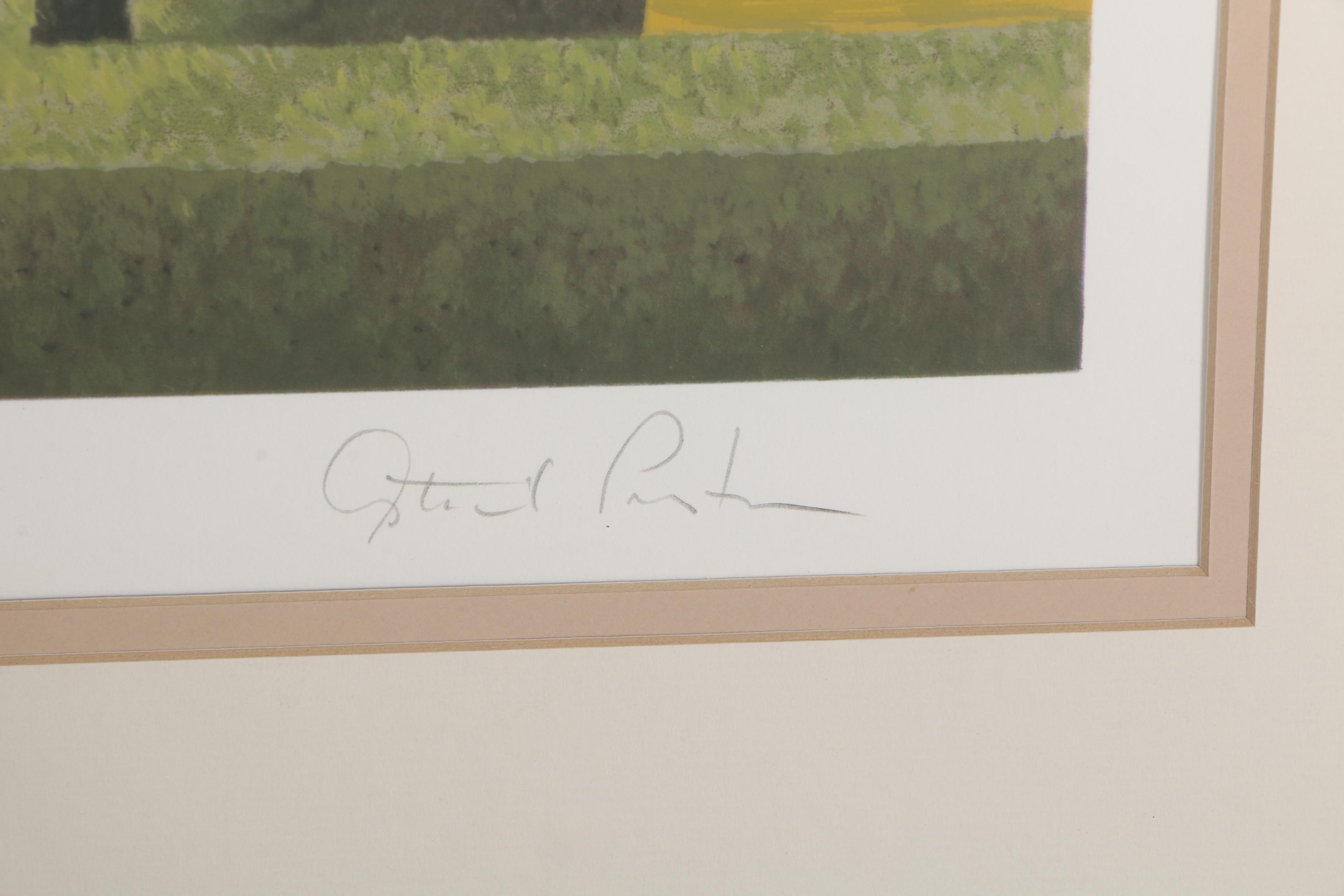 Astrid Preston Limited Edition Artist Proof Serigraph "Morning Garden"