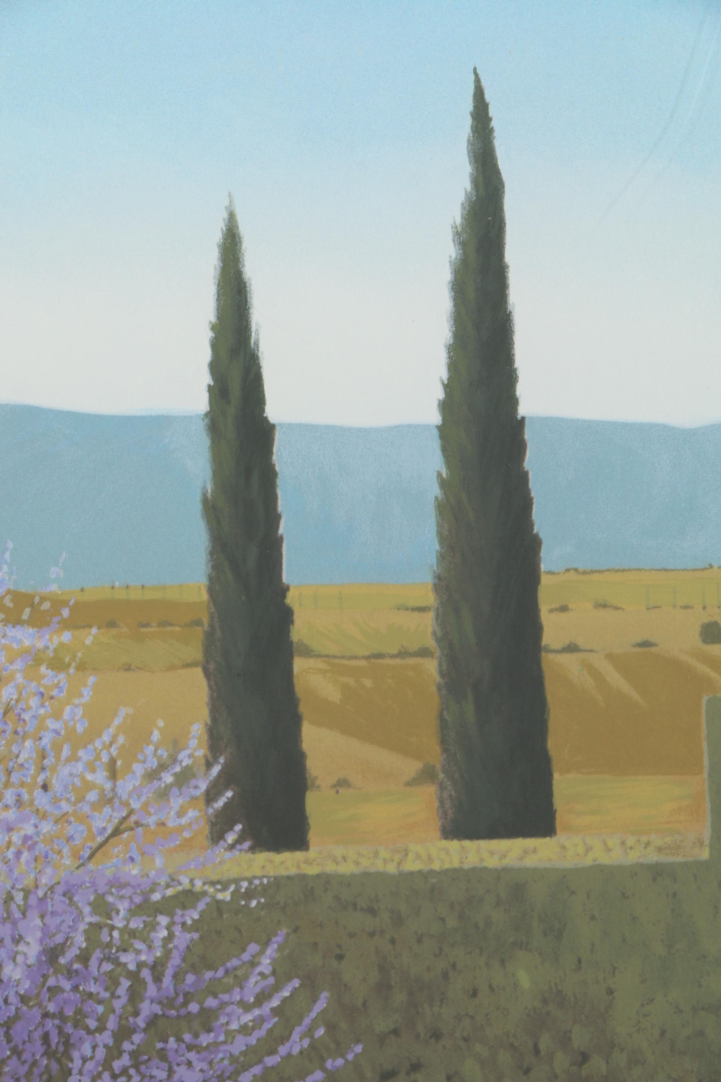 Astrid Preston Limited Edition Artist Proof Serigraph "Morning Garden"