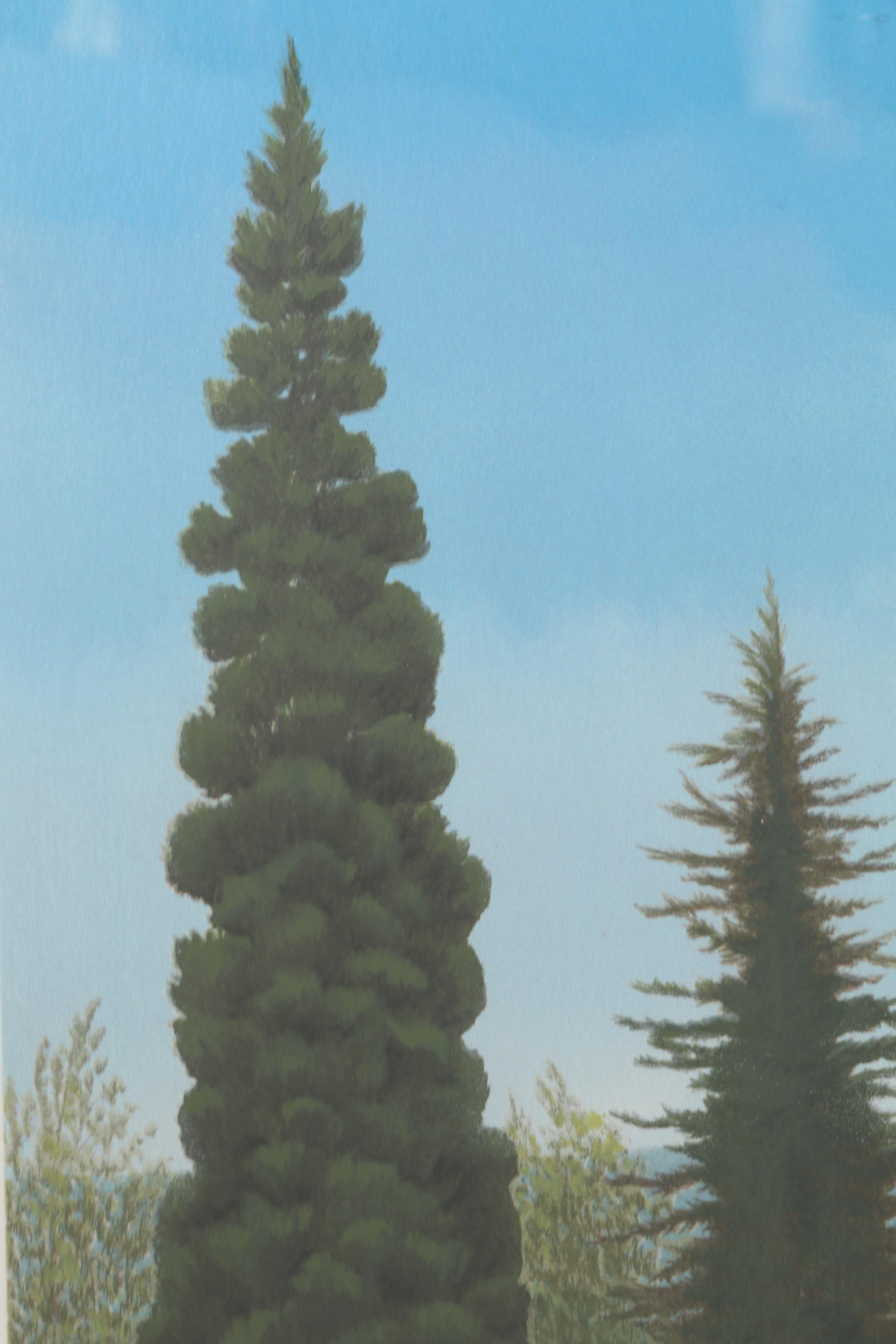 Astrid Preston Limited Edition Artist Proof Serigraph "Morning Garden"