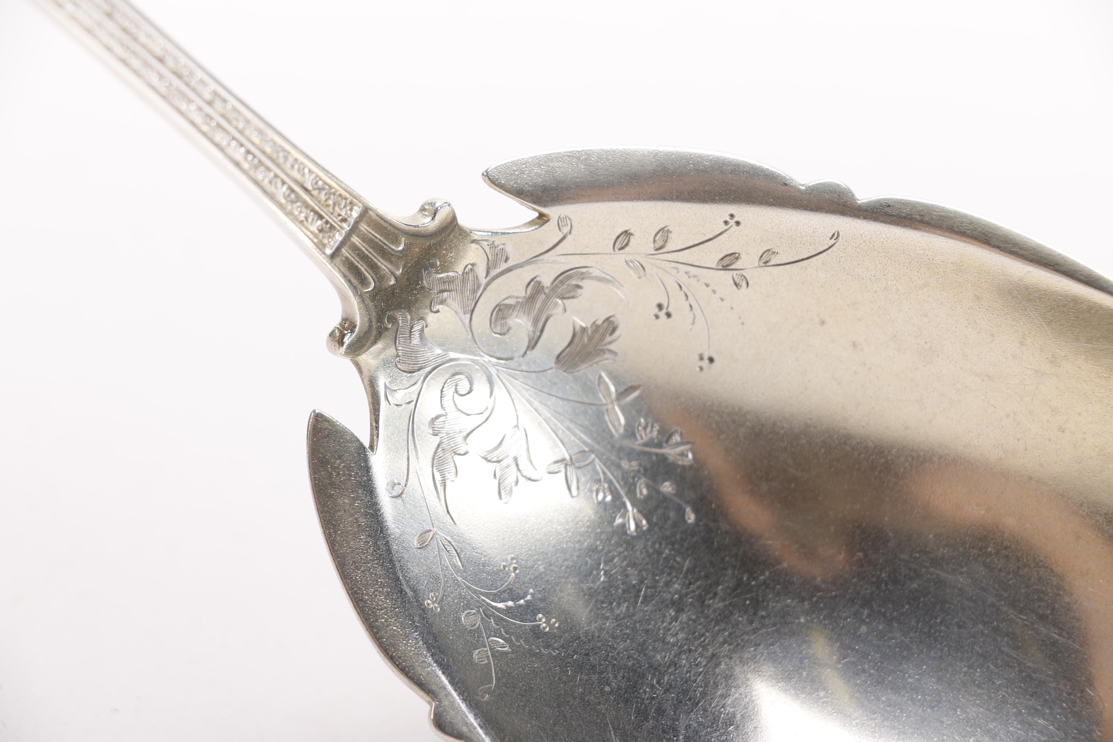 George W. Shiebler & Co. "Amaryllis" Sterling Ladle