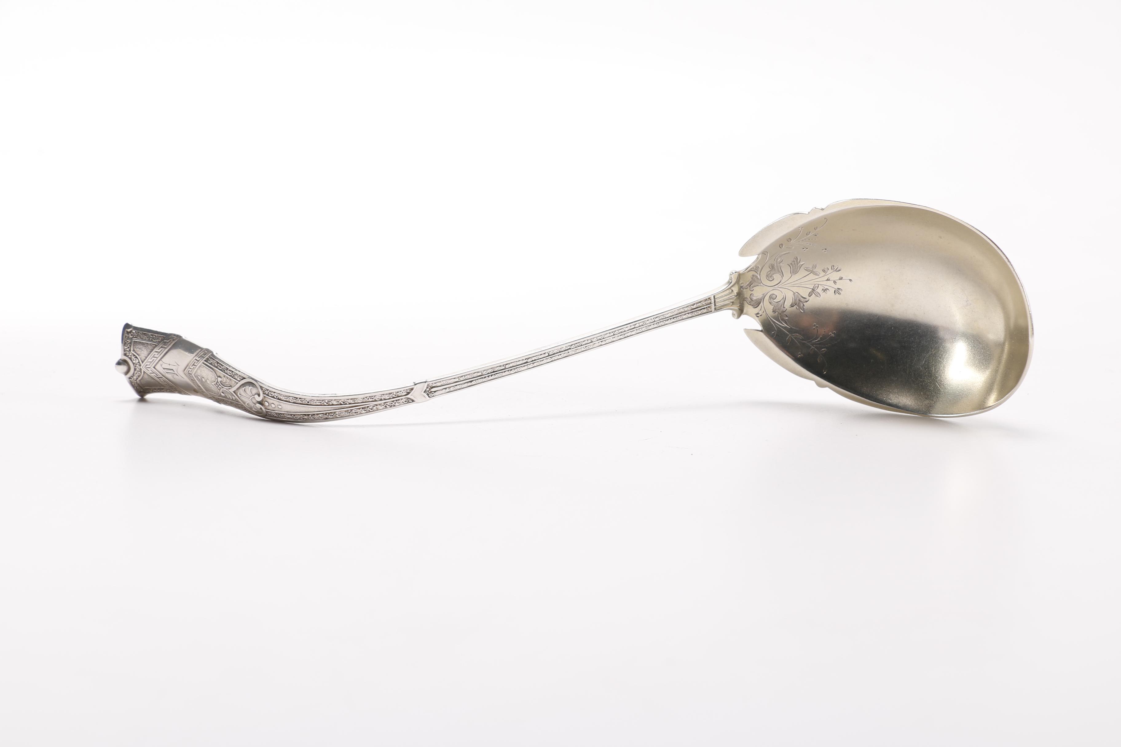 George W. Shiebler & Co. "Amaryllis" Sterling Ladle