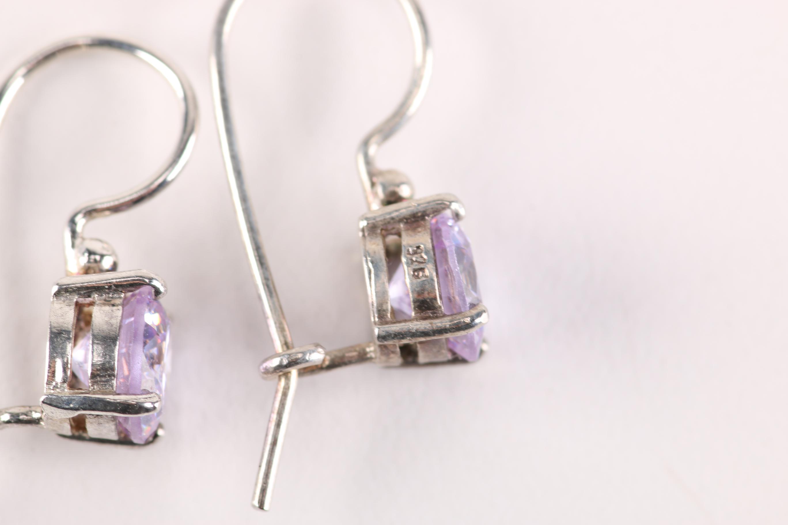 Sterling Silver Jewelry With Cubic Zirconia