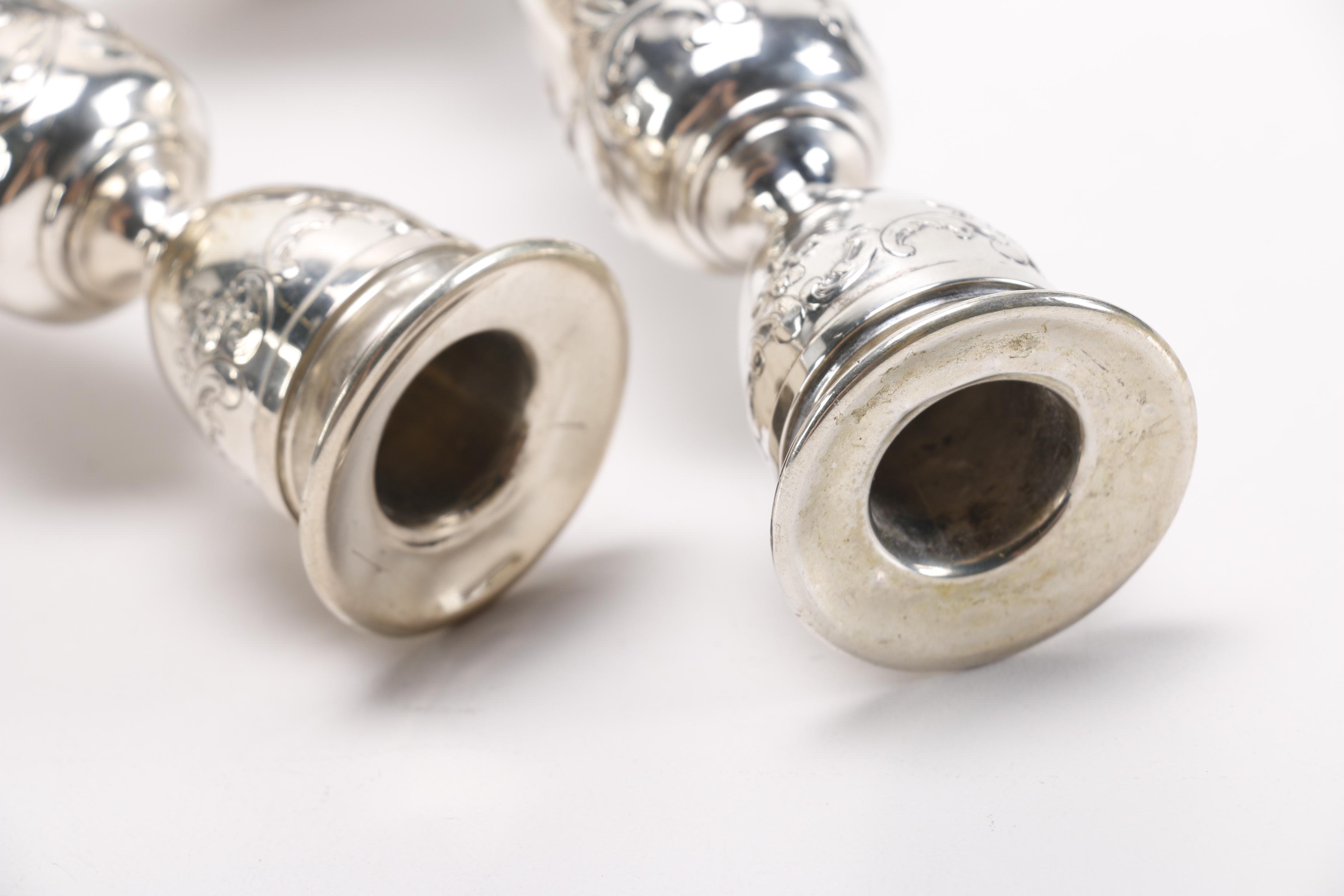 Austria-Hungary Josef Carl von Klinkosch 800 Silver Candlesticks