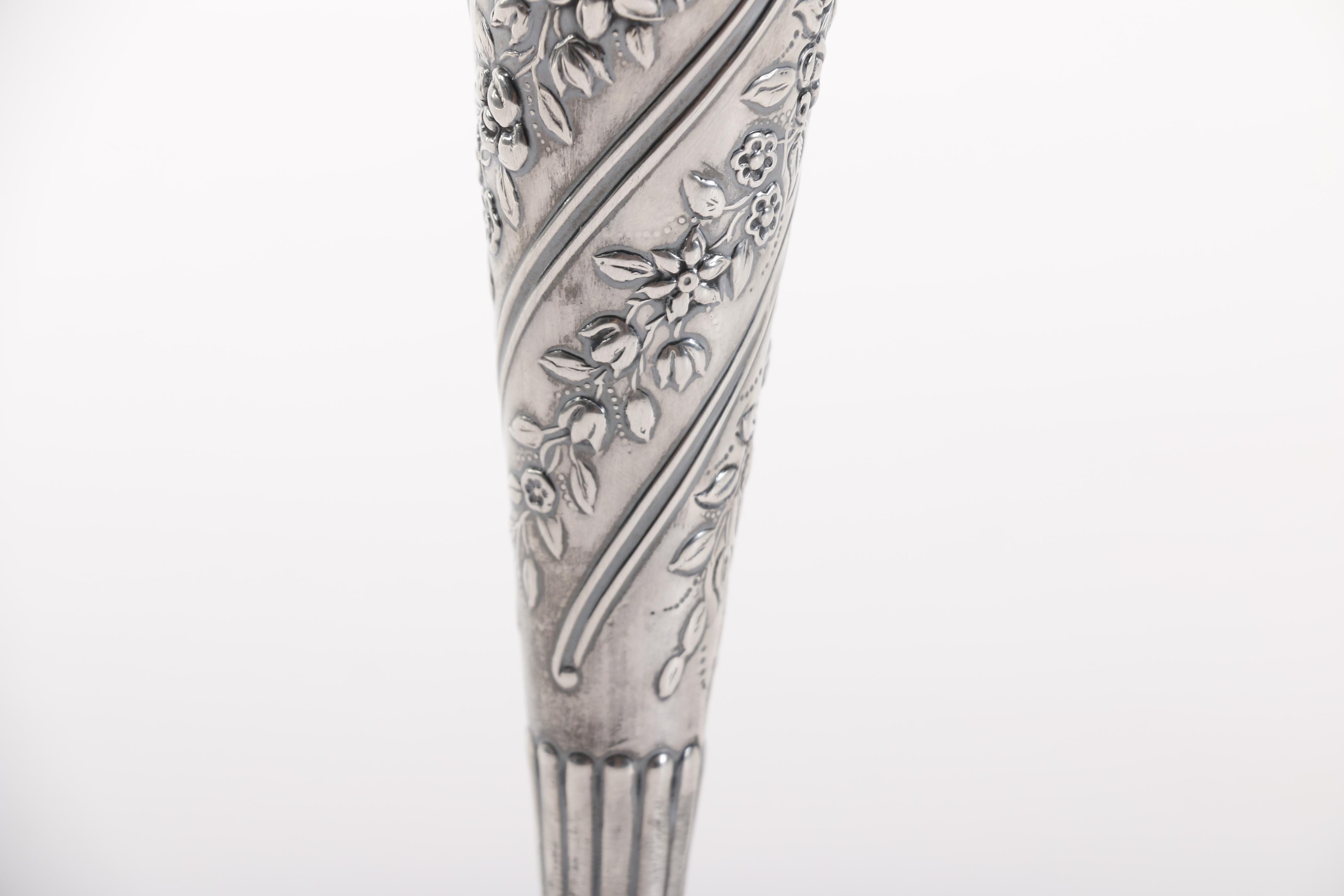 1898 William Comyns Weighted Sterling Vase