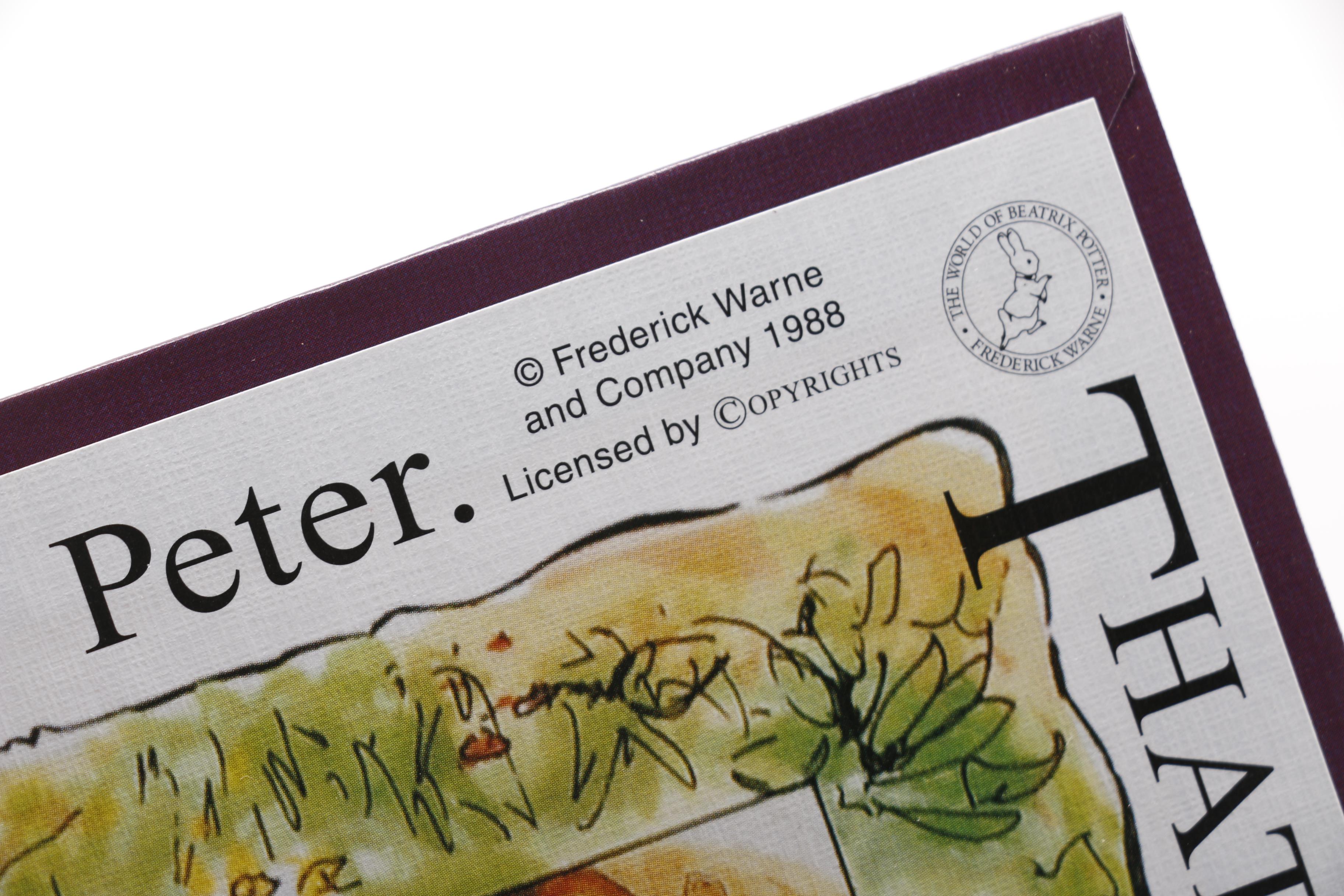 Beatrix Potter Board Game