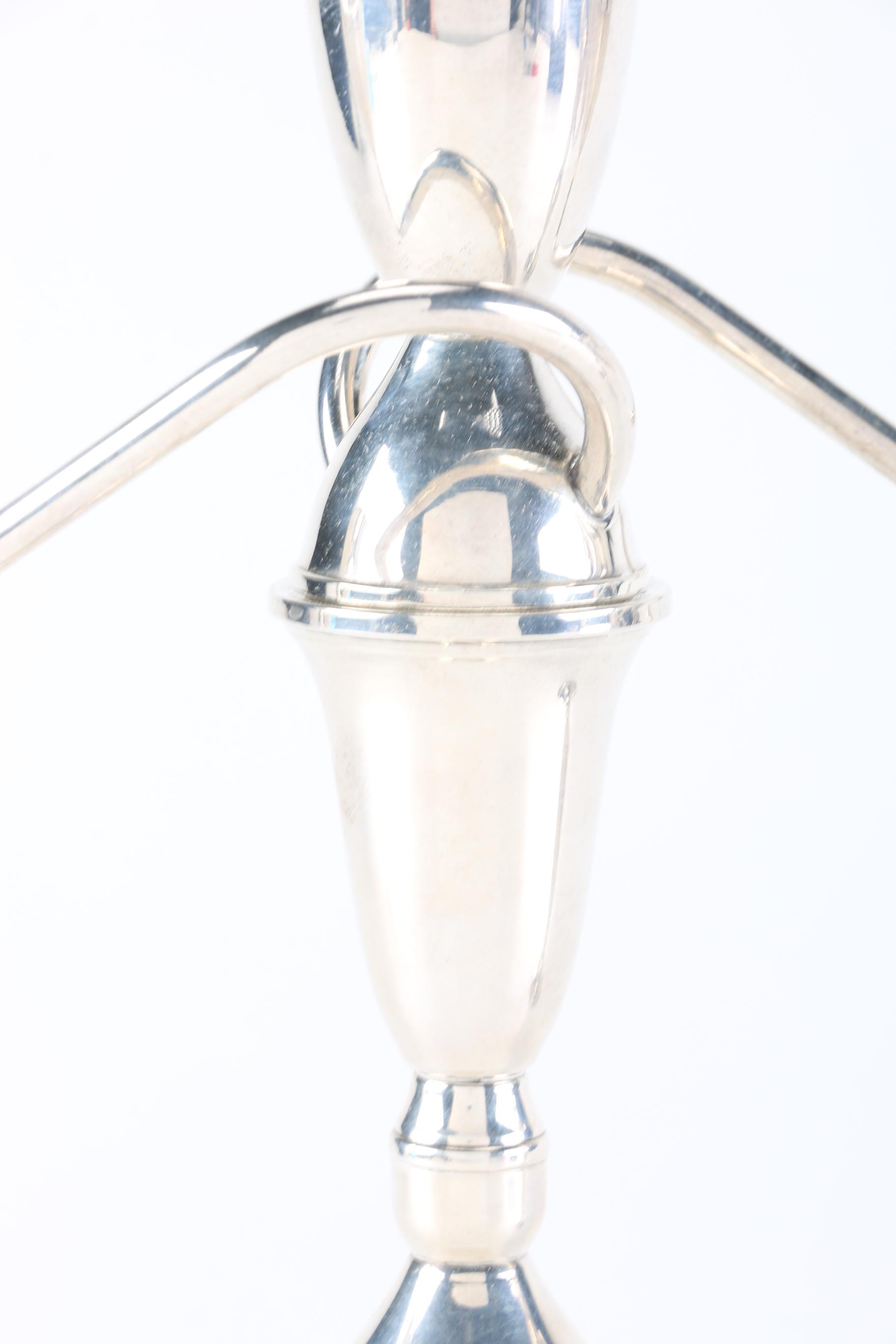 Duchin Weighted Sterling Candelabras