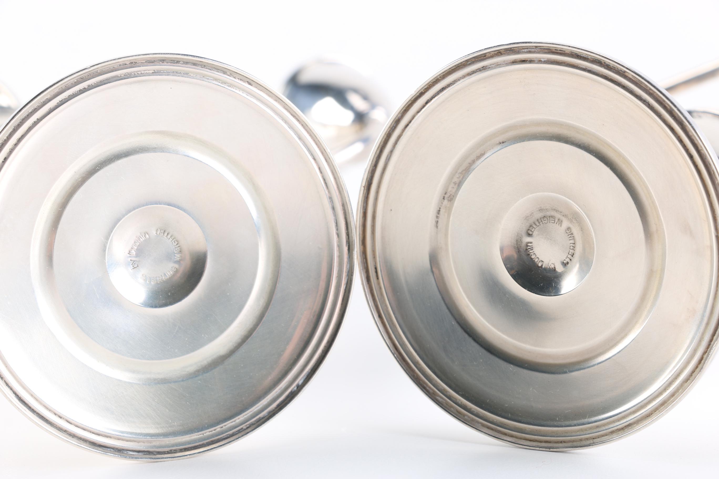 Duchin Weighted Sterling Candelabras