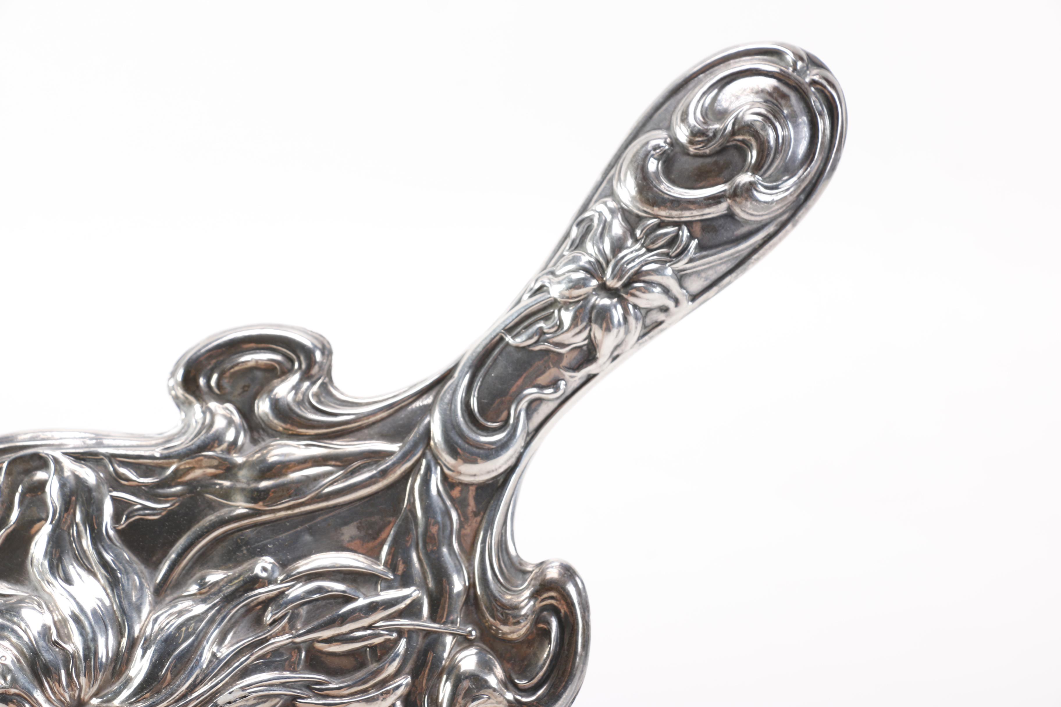 1909 Lionel Smith & Co. Sterling Hand Mirror