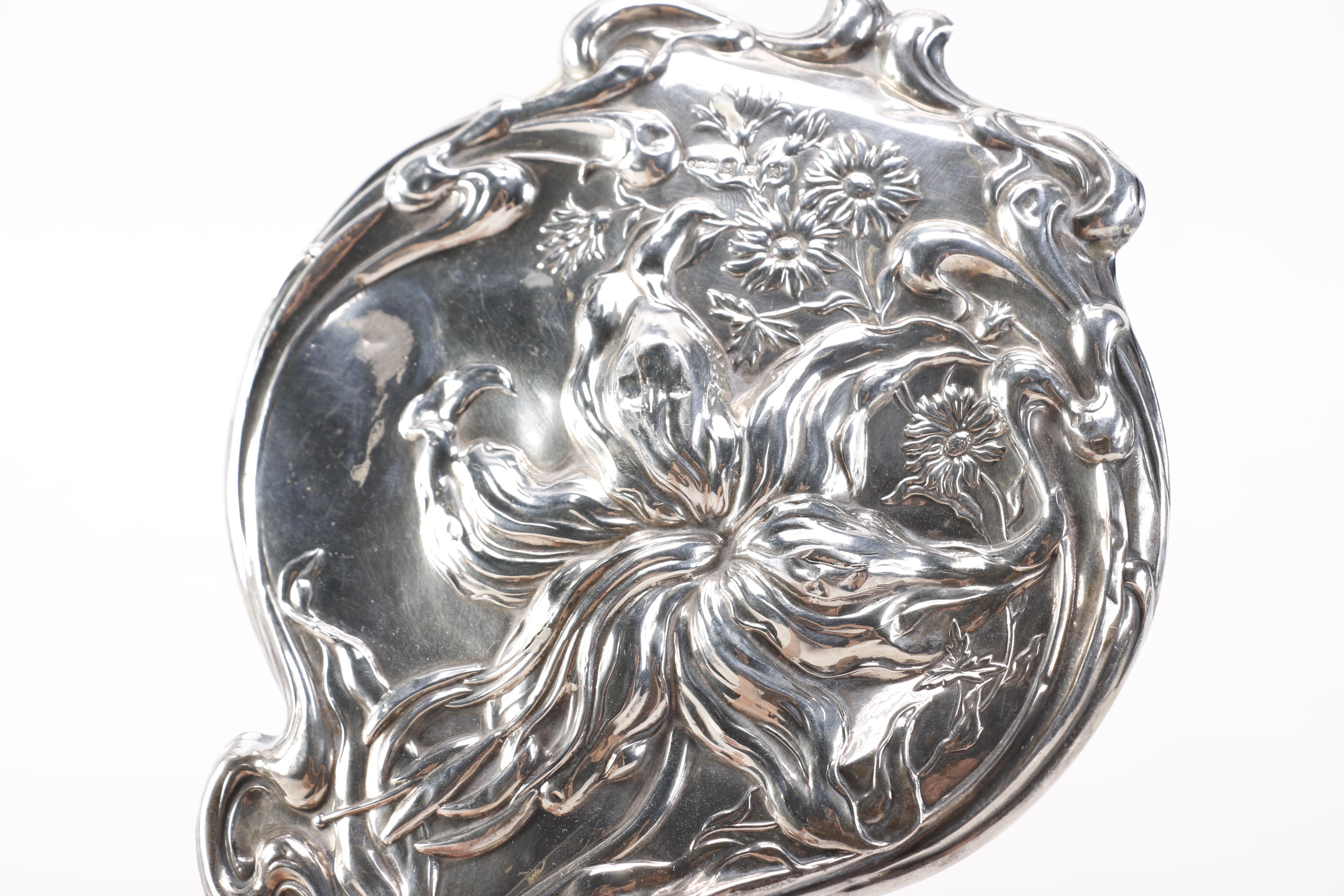 1909 Lionel Smith & Co. Sterling Hand Mirror