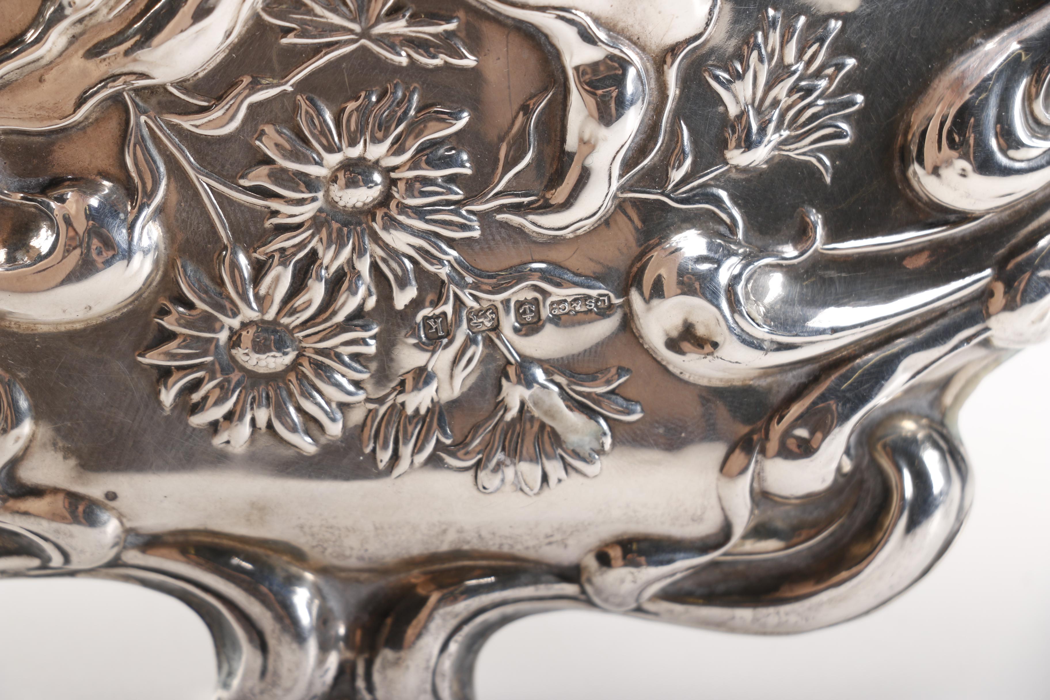 1909 Lionel Smith & Co. Sterling Hand Mirror