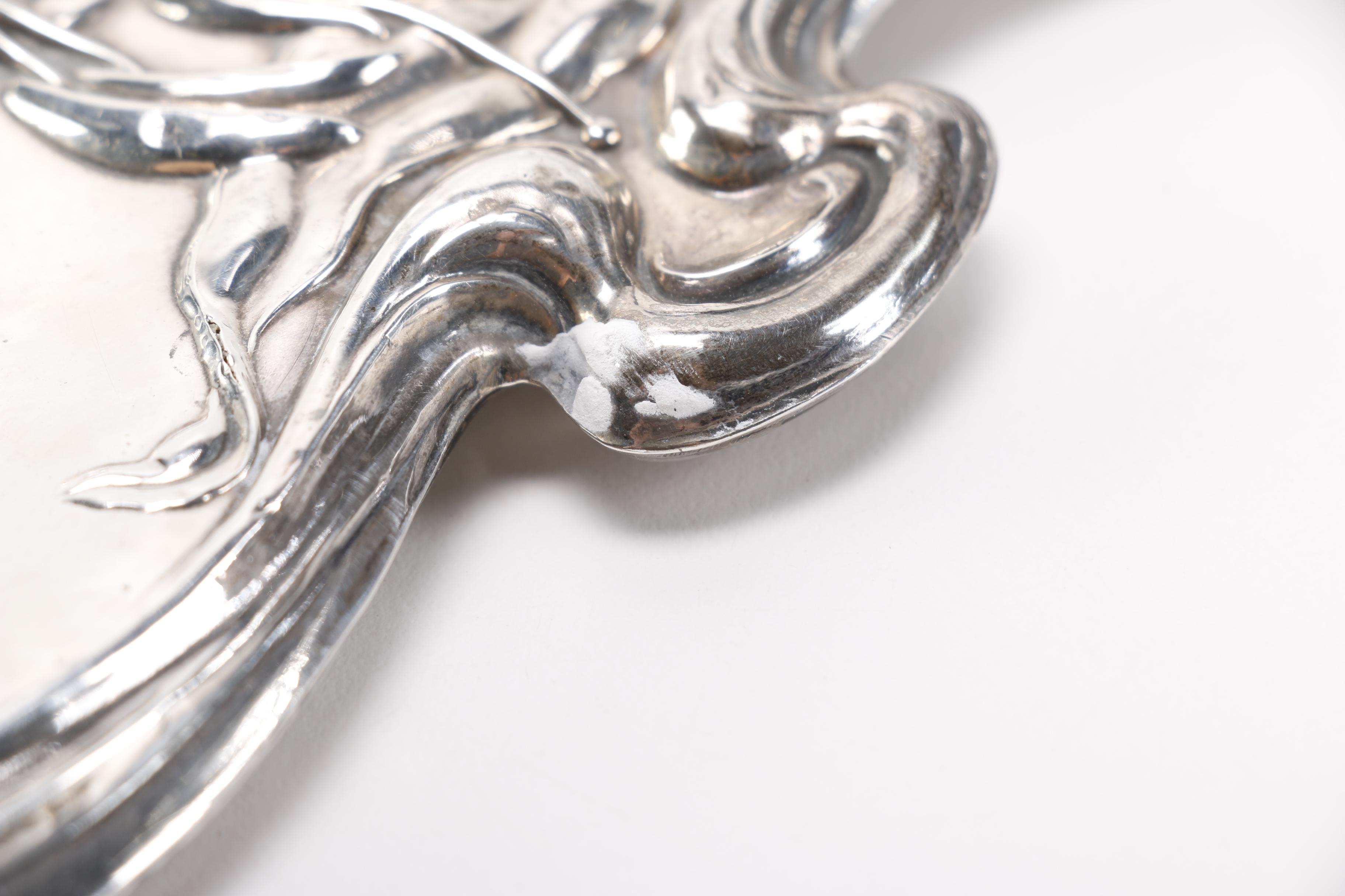 1909 Lionel Smith & Co. Sterling Hand Mirror