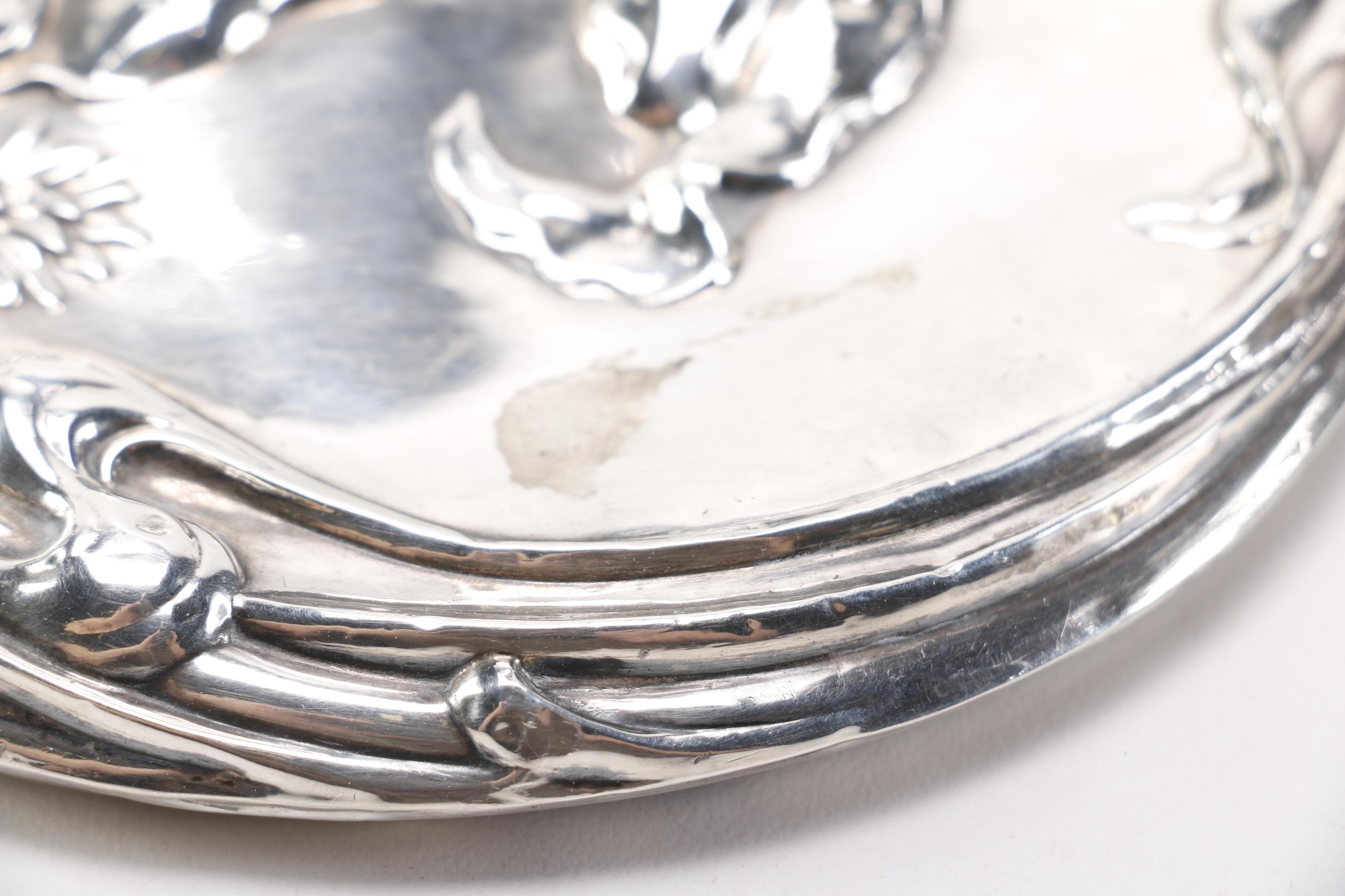 1909 Lionel Smith & Co. Sterling Hand Mirror