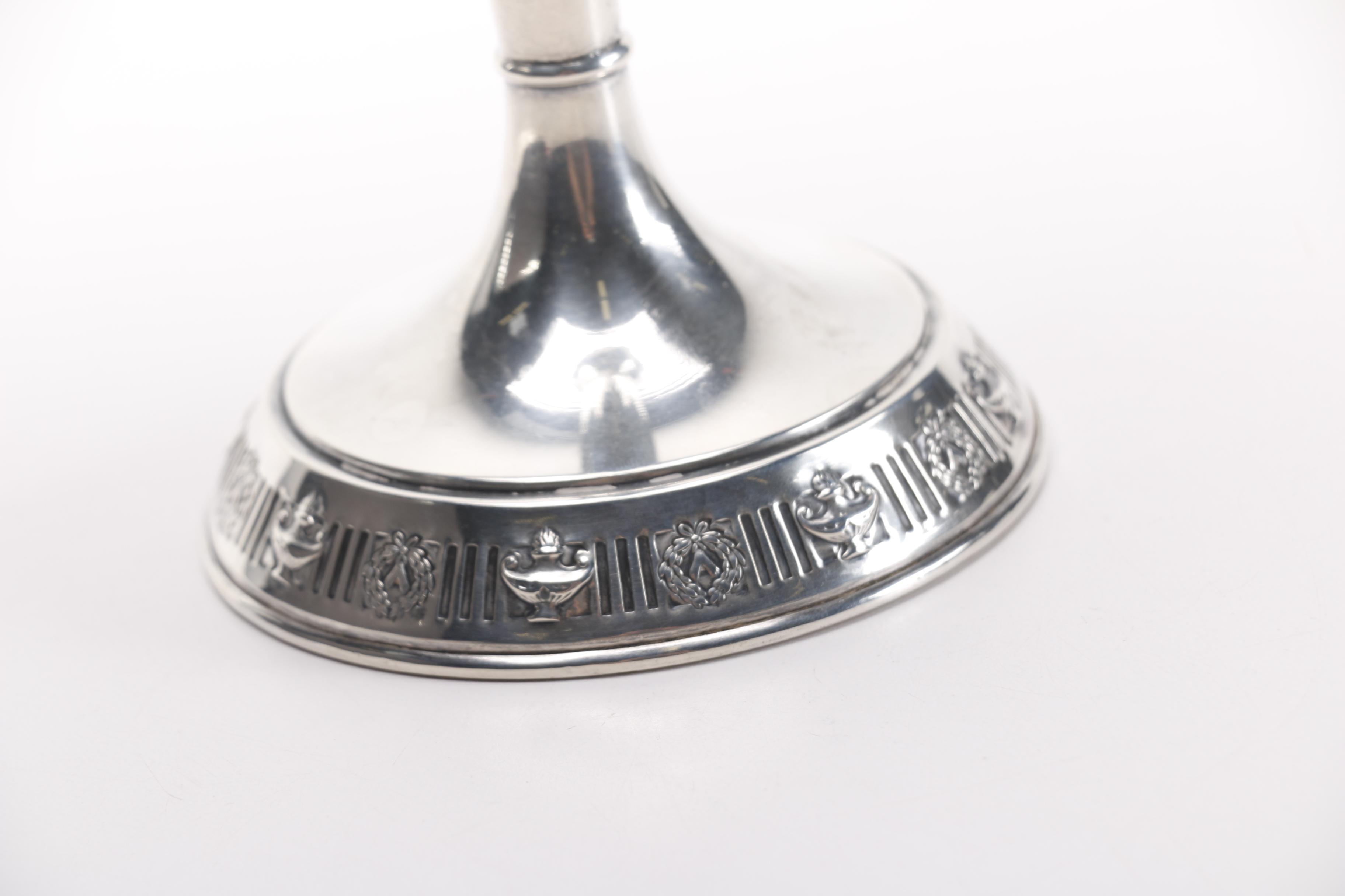 Matthews Company Weighted Sterling Vase