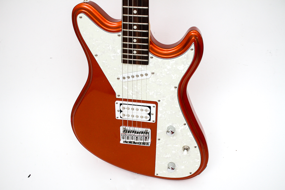 Peavey Retro Fire Electric Guitar in Metallic Orange
