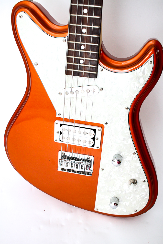 Peavey Retro Fire Electric Guitar in Metallic Orange