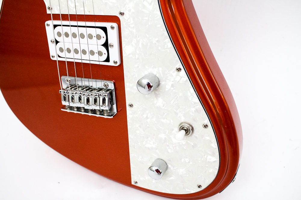 Peavey Retro Fire Electric Guitar in Metallic Orange