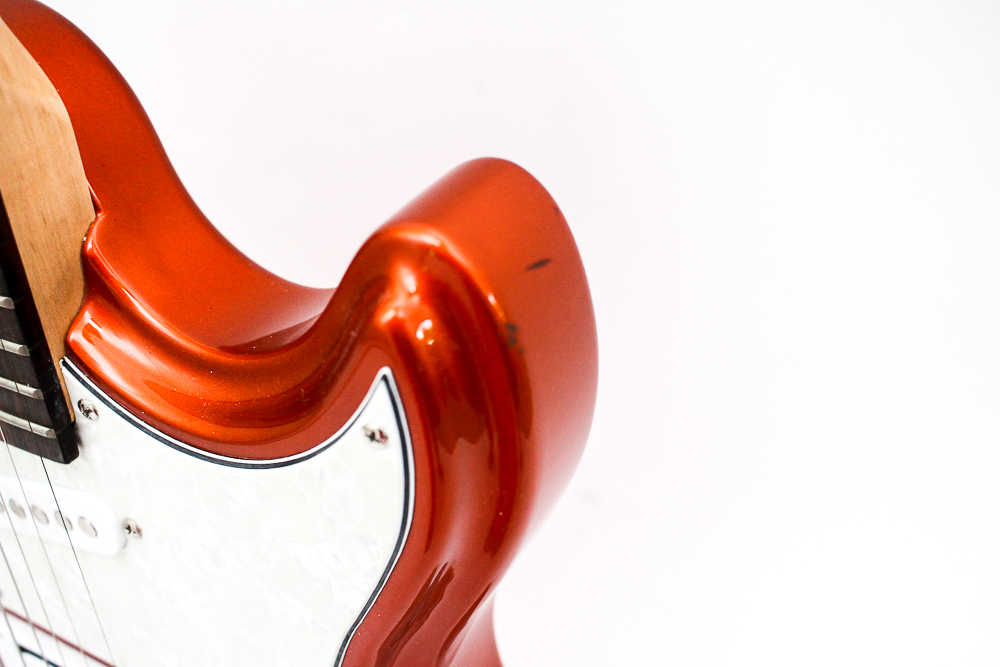 Peavey Retro Fire Electric Guitar in Metallic Orange