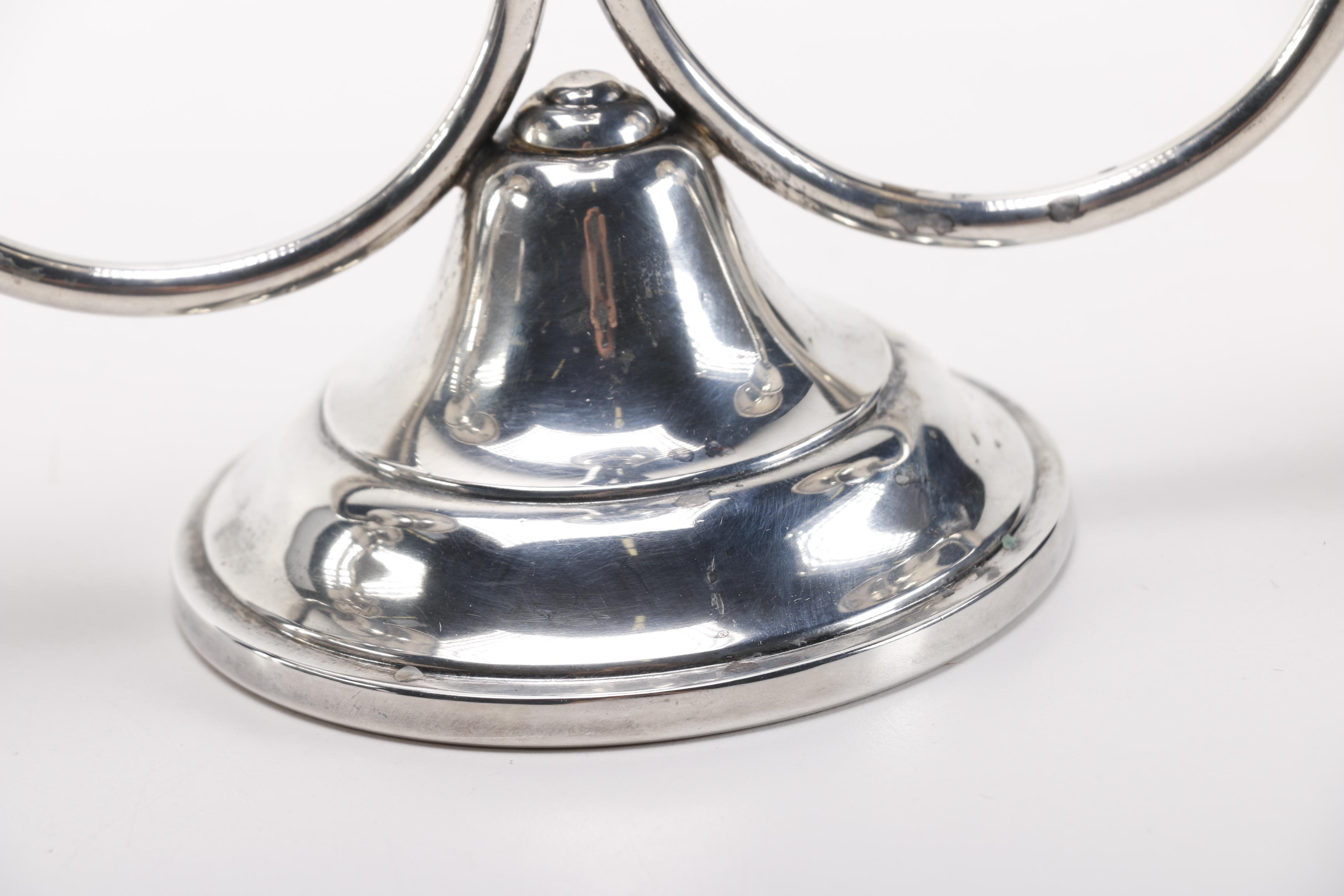 Circa 1950 Richard Dimes Company Weighted Sterling Candelabras