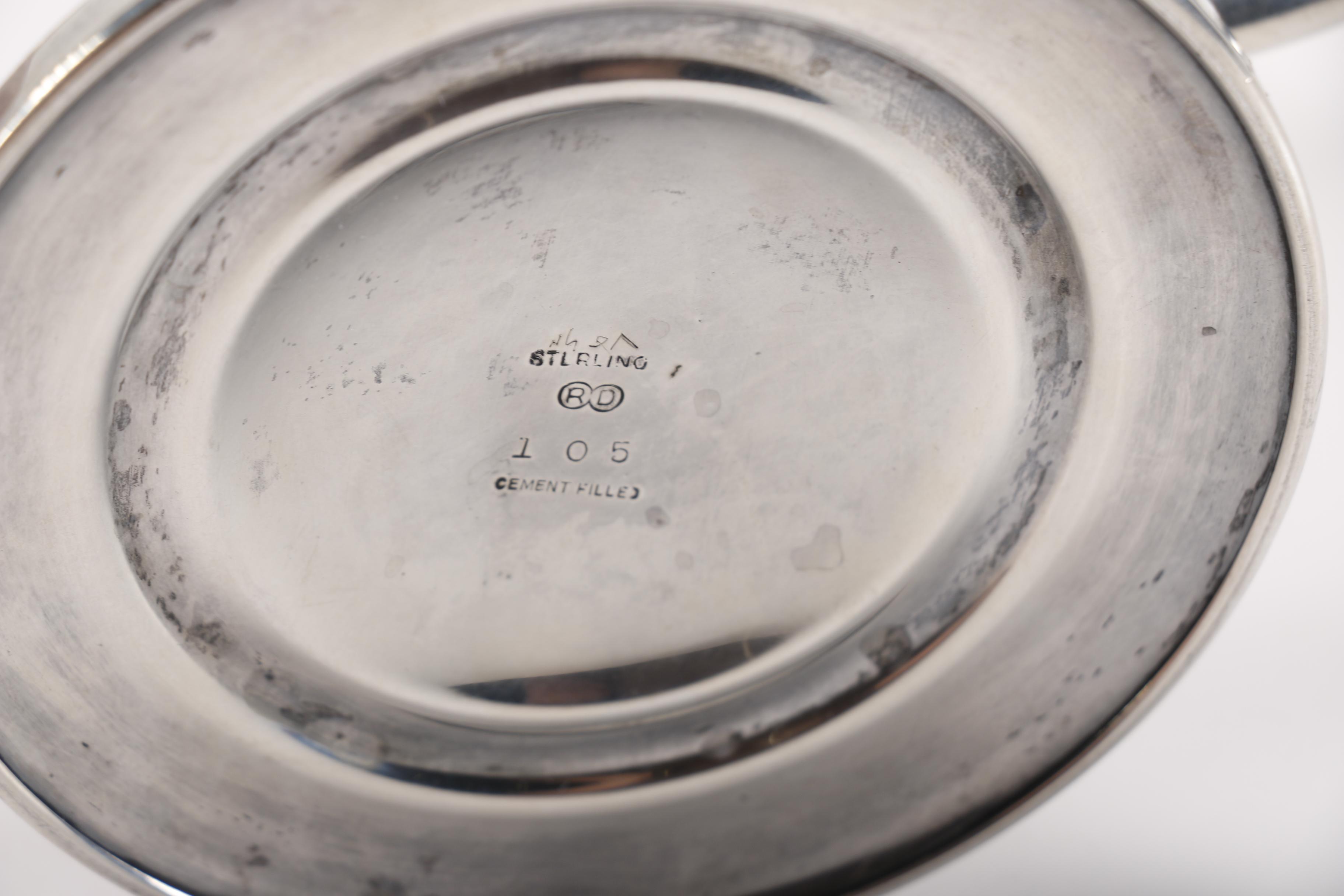 Circa 1950 Richard Dimes Company Weighted Sterling Candelabras