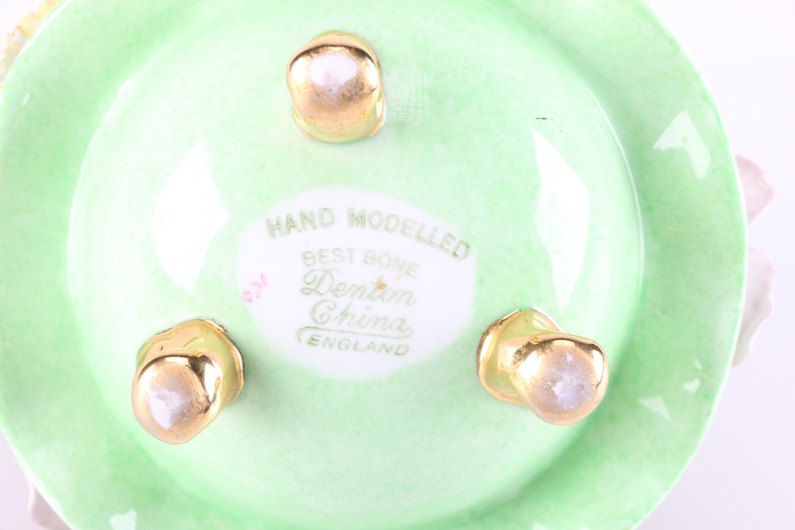 Porcelain Hummingbird and Floral Figures