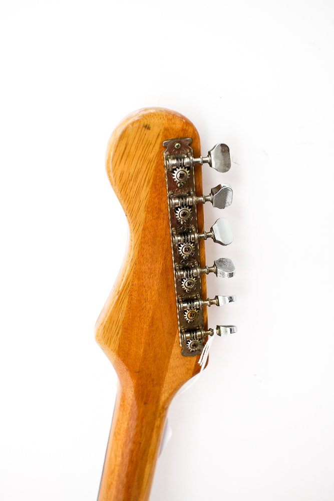 Vintage Zenon Victoria Style Electric Guitar in Red
