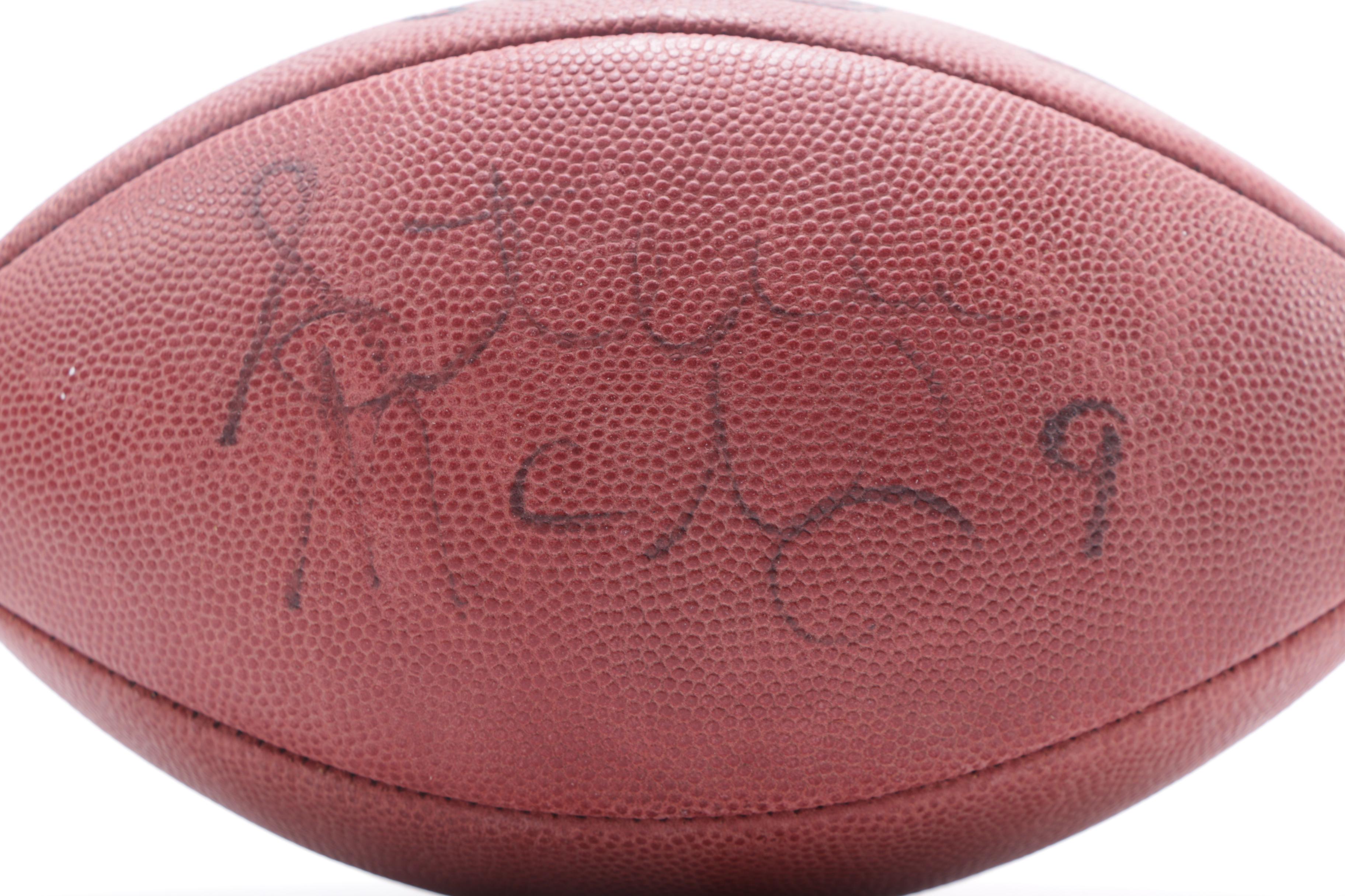 Steve McNair Autographed Football