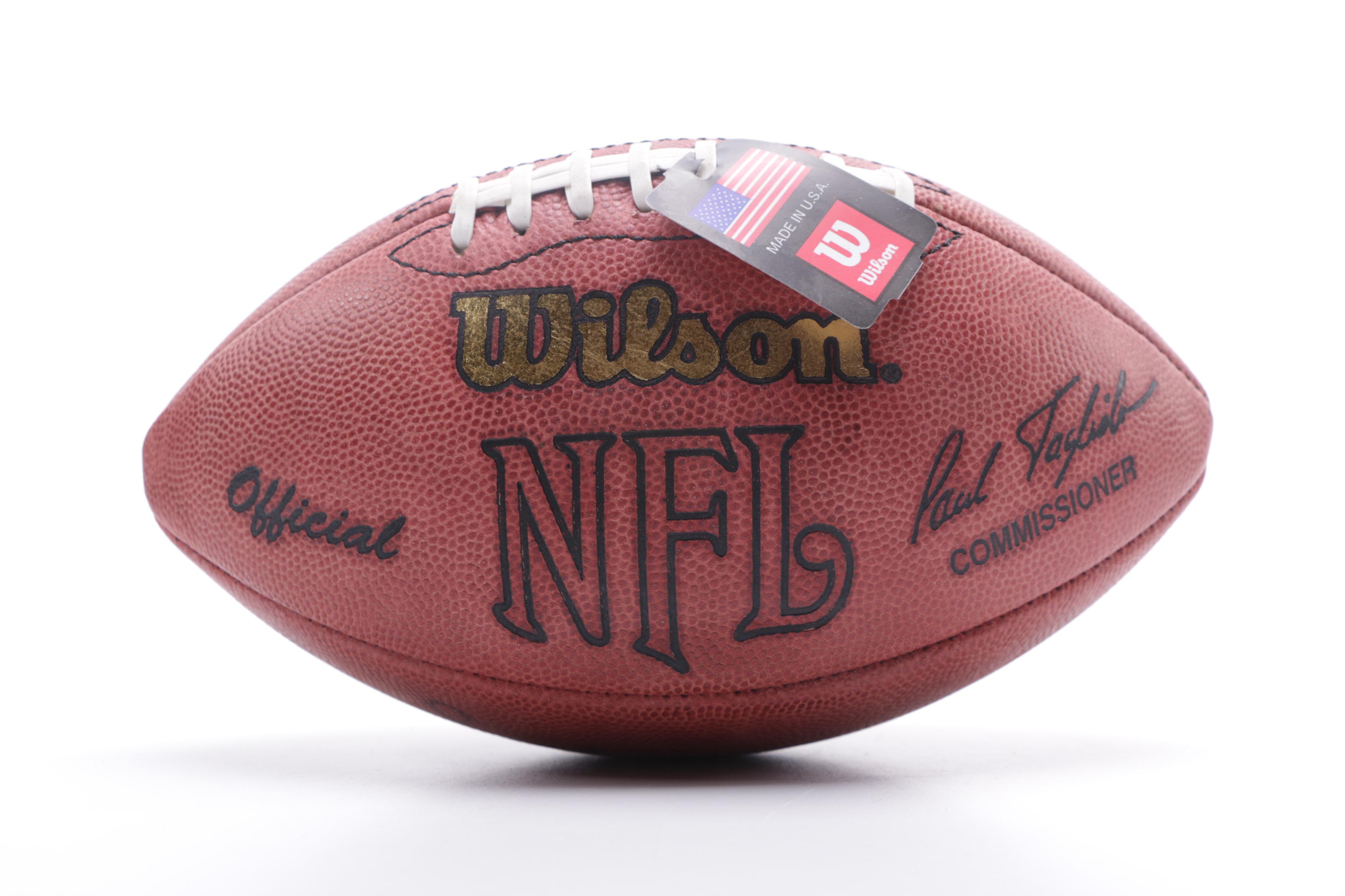 Steve McNair Autographed Football