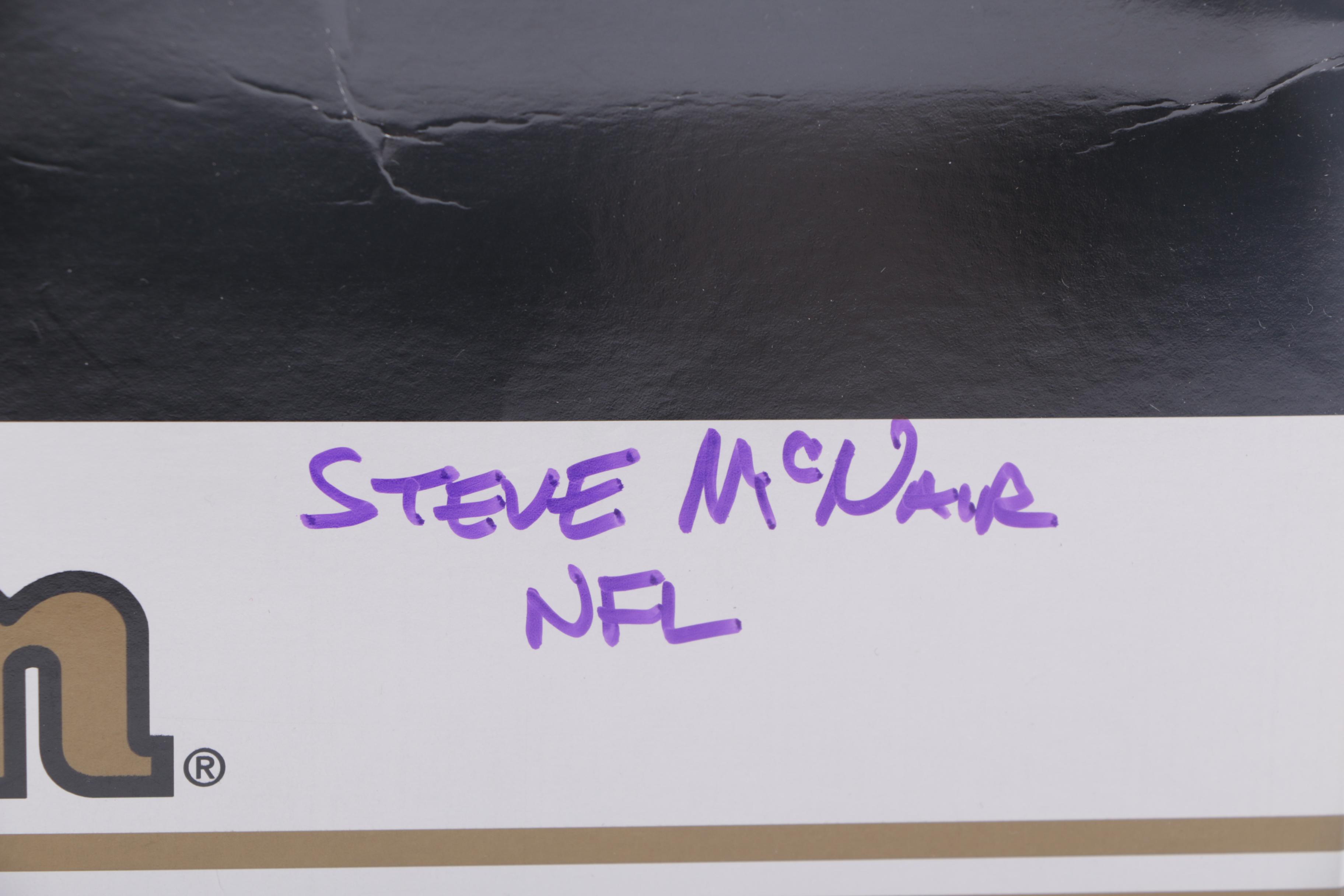 Steve McNair Autographed Football
