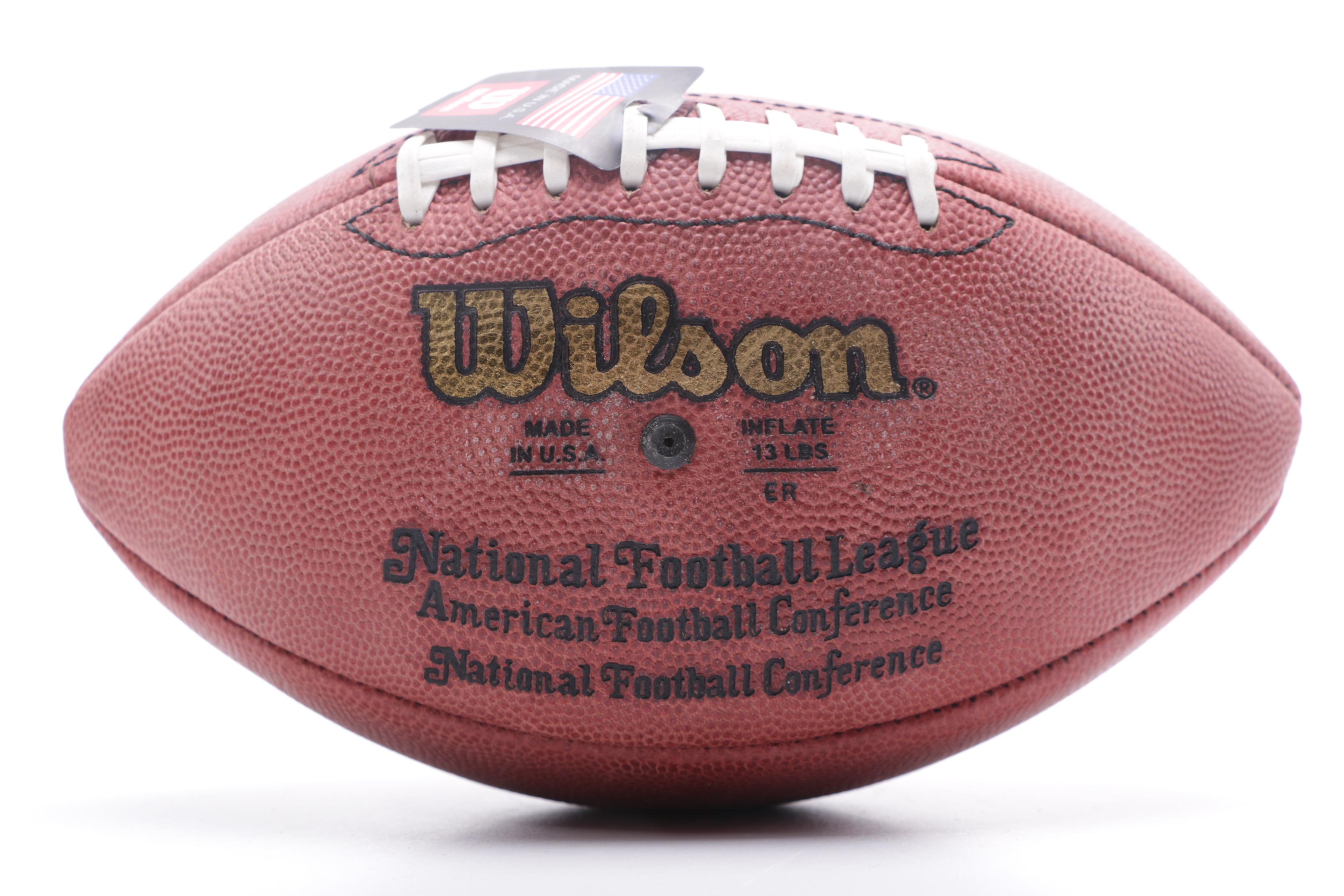 Steve McNair Autographed Football