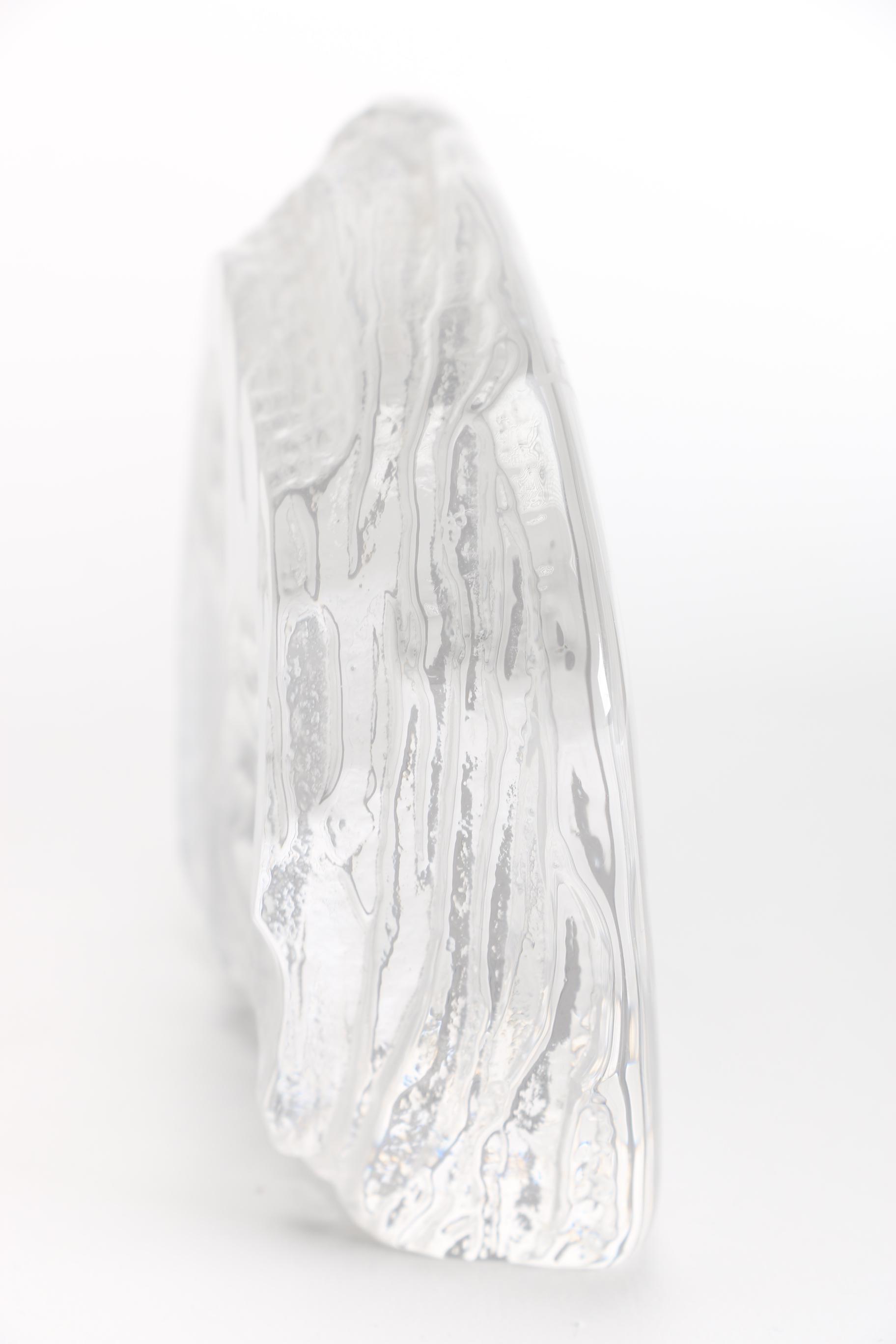 Alfred Capredoni for Dartington Crystal Sculptural Paperweight of Owls