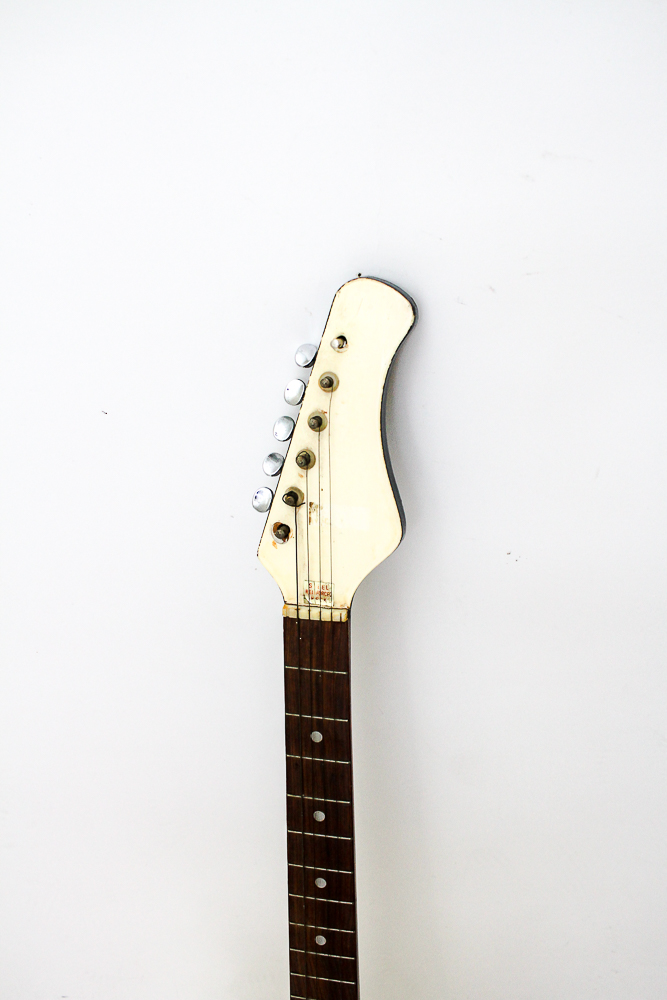 Vintage Zenon Victoria Style Electric Guitar and Case