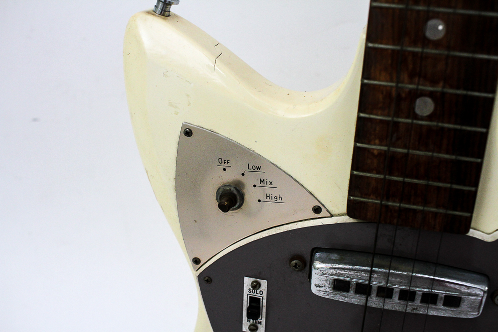 Vintage Zenon Victoria Style Electric Guitar and Case