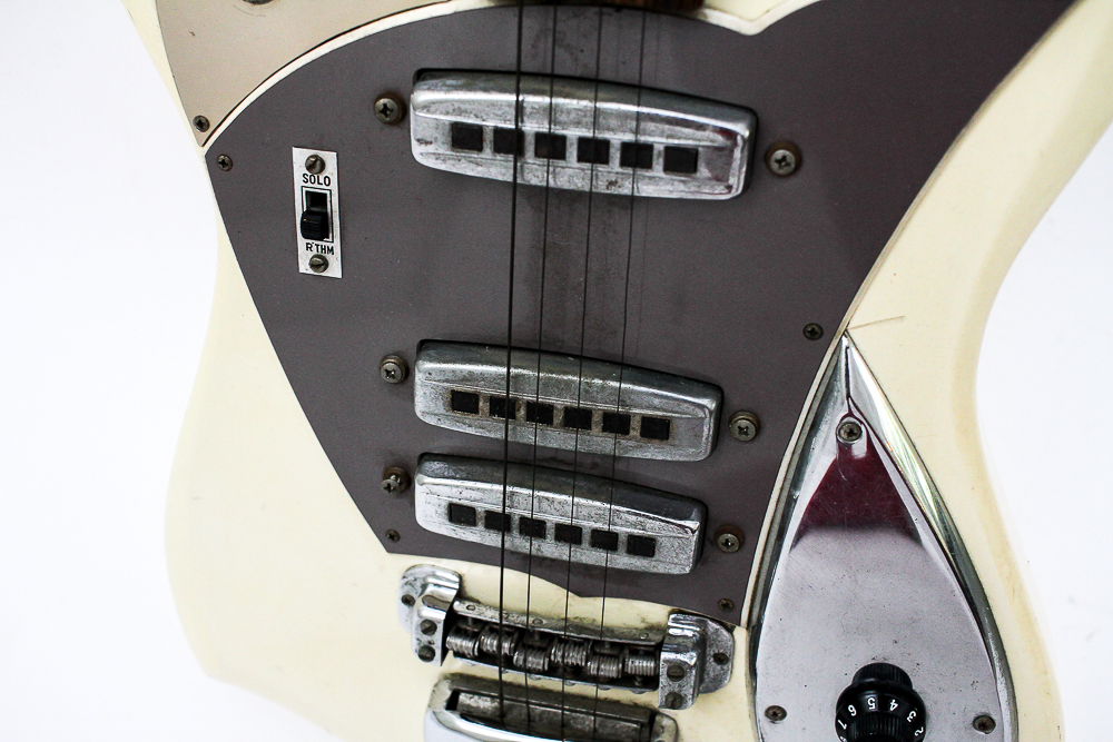 Vintage Zenon Victoria Style Electric Guitar and Case