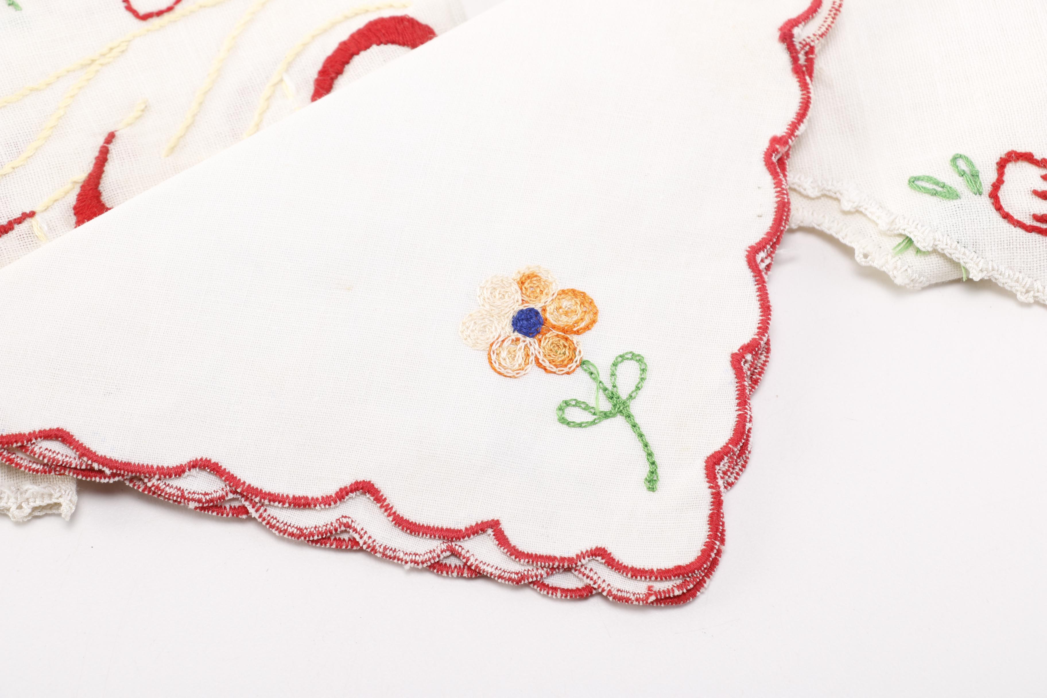 Embroidered Linens