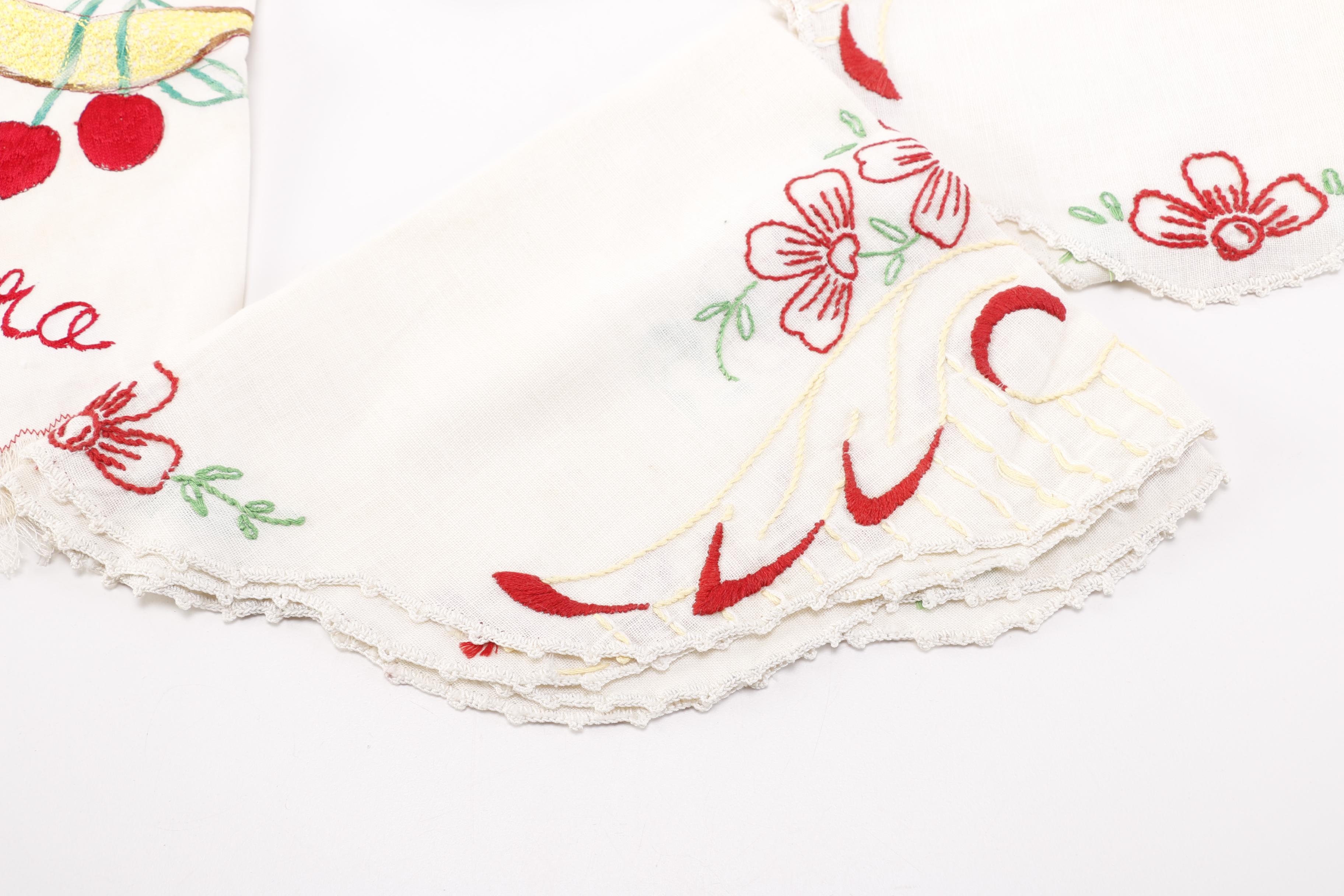Embroidered Linens