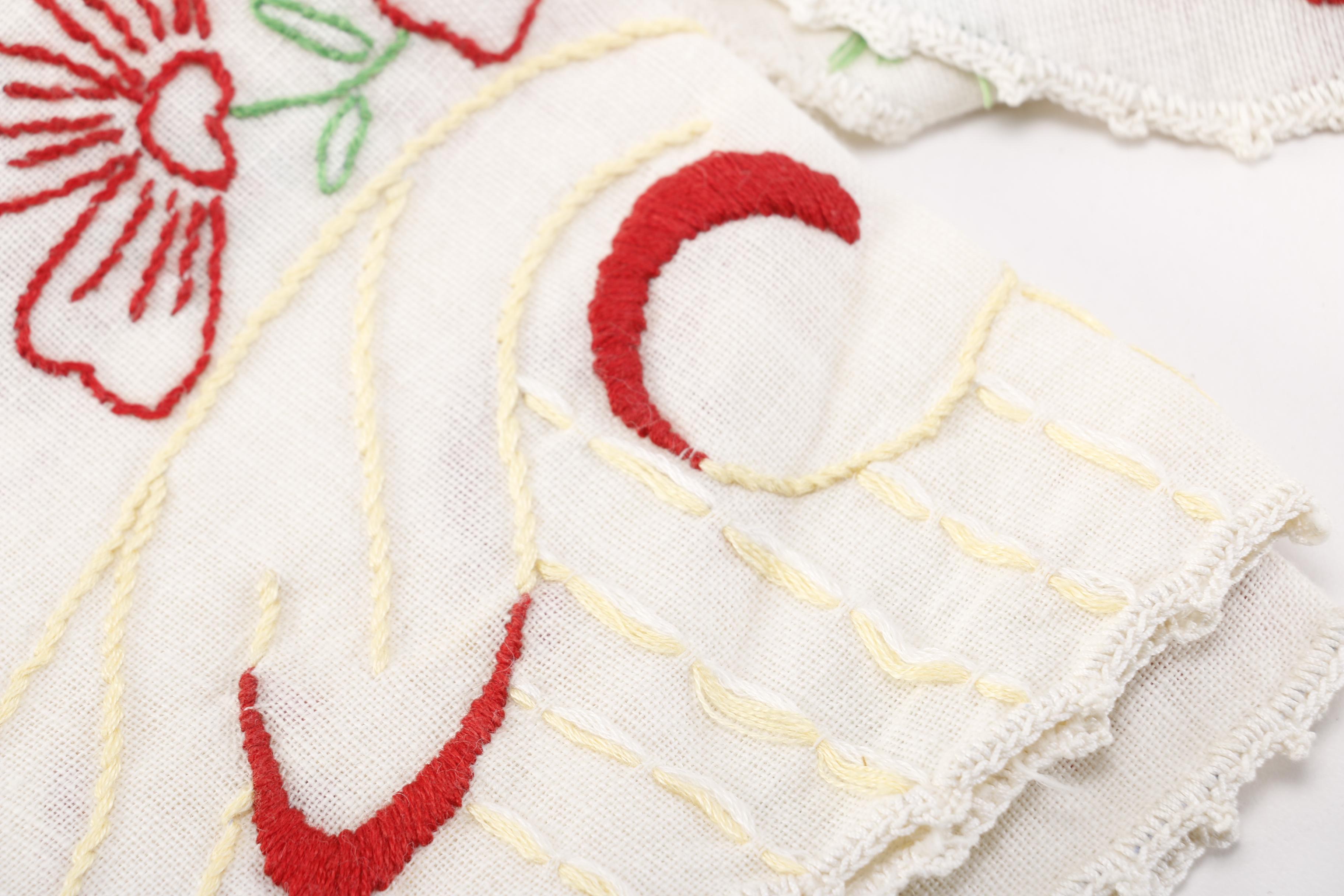 Embroidered Linens