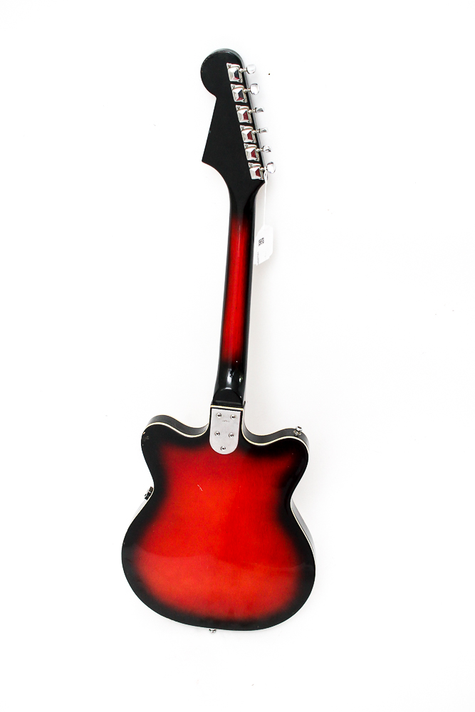 Vintage Japanese Semi-Hollow Body Electric Guitar