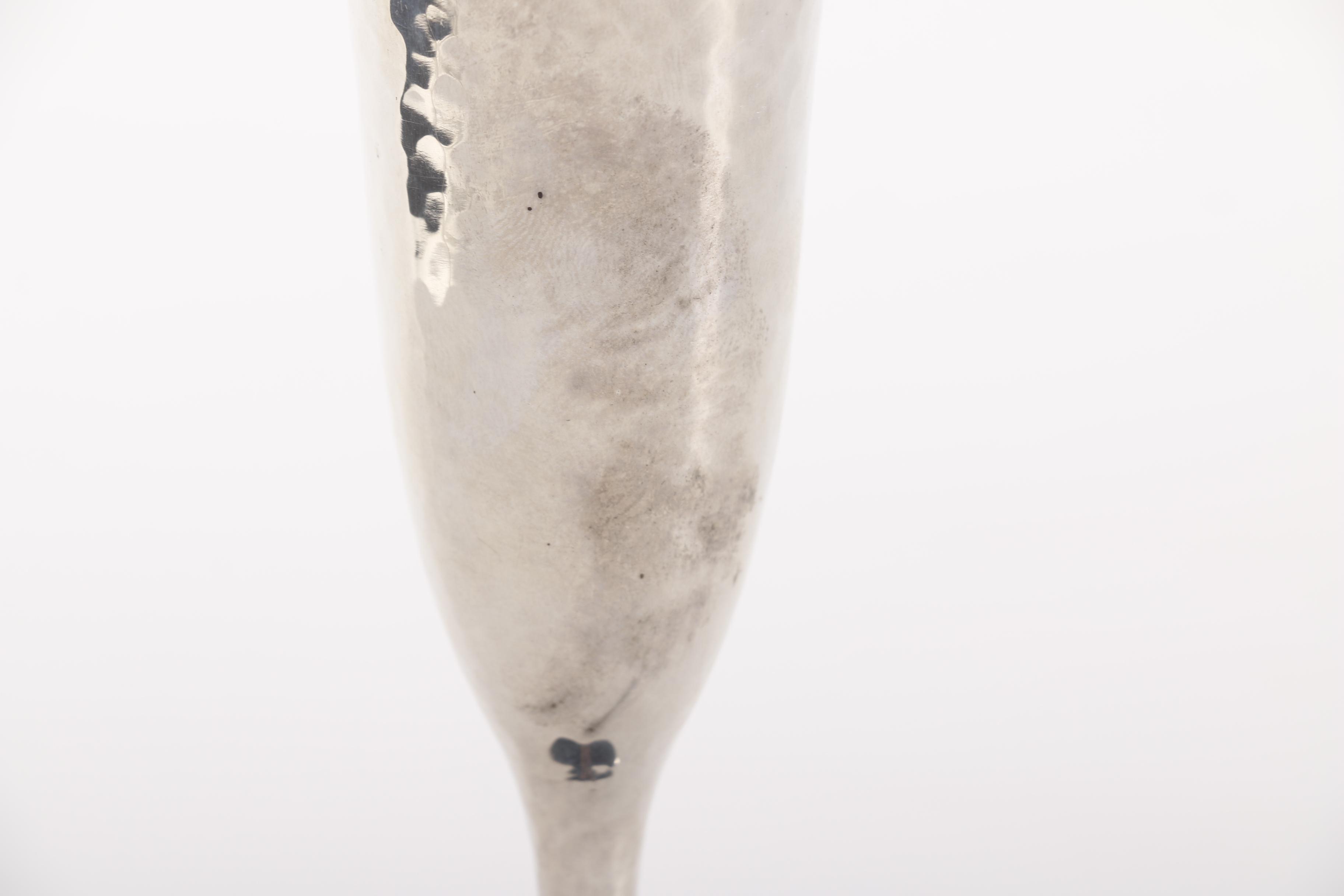 International Silver Co. Hammered Sterling Vase