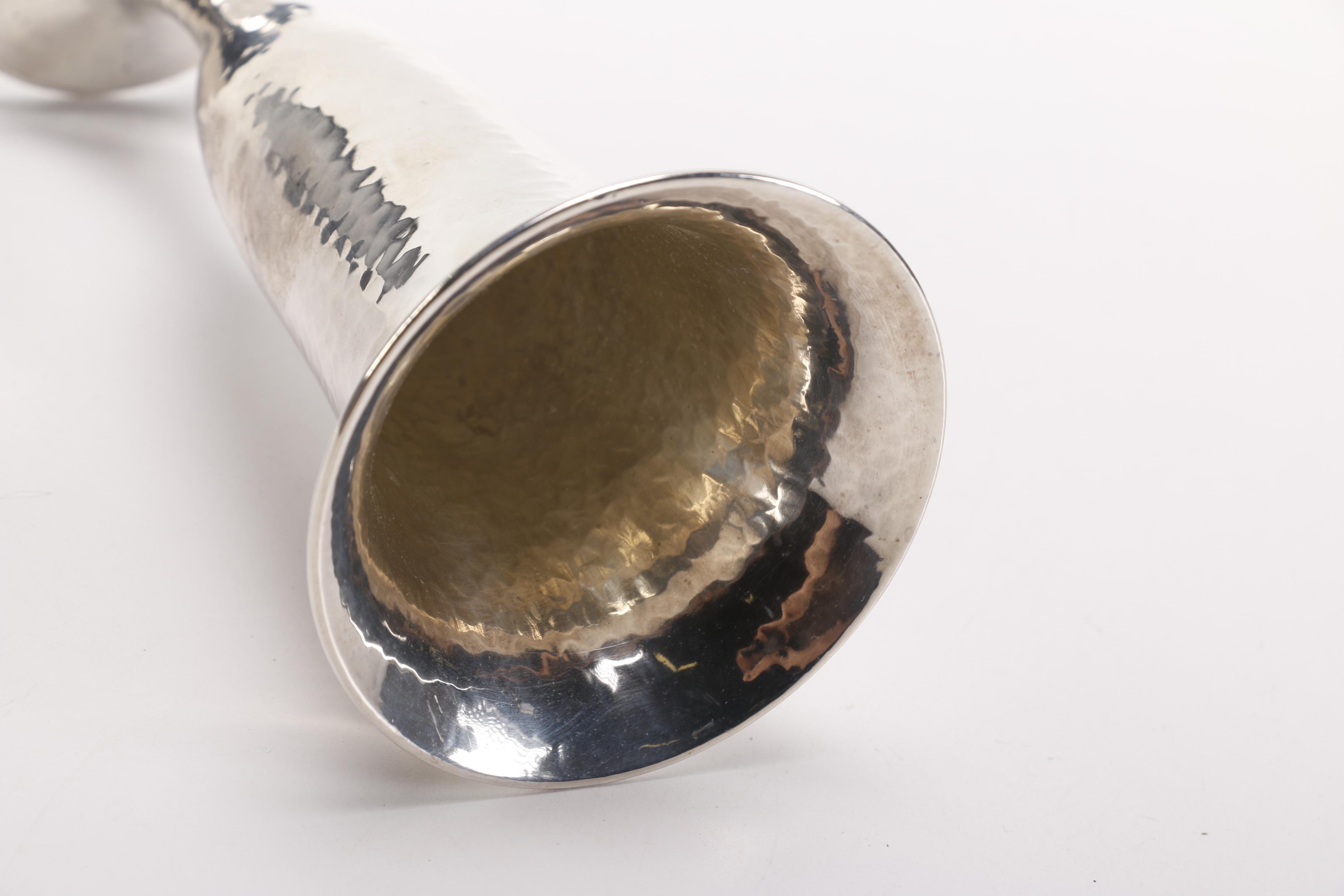 International Silver Co. Hammered Sterling Vase