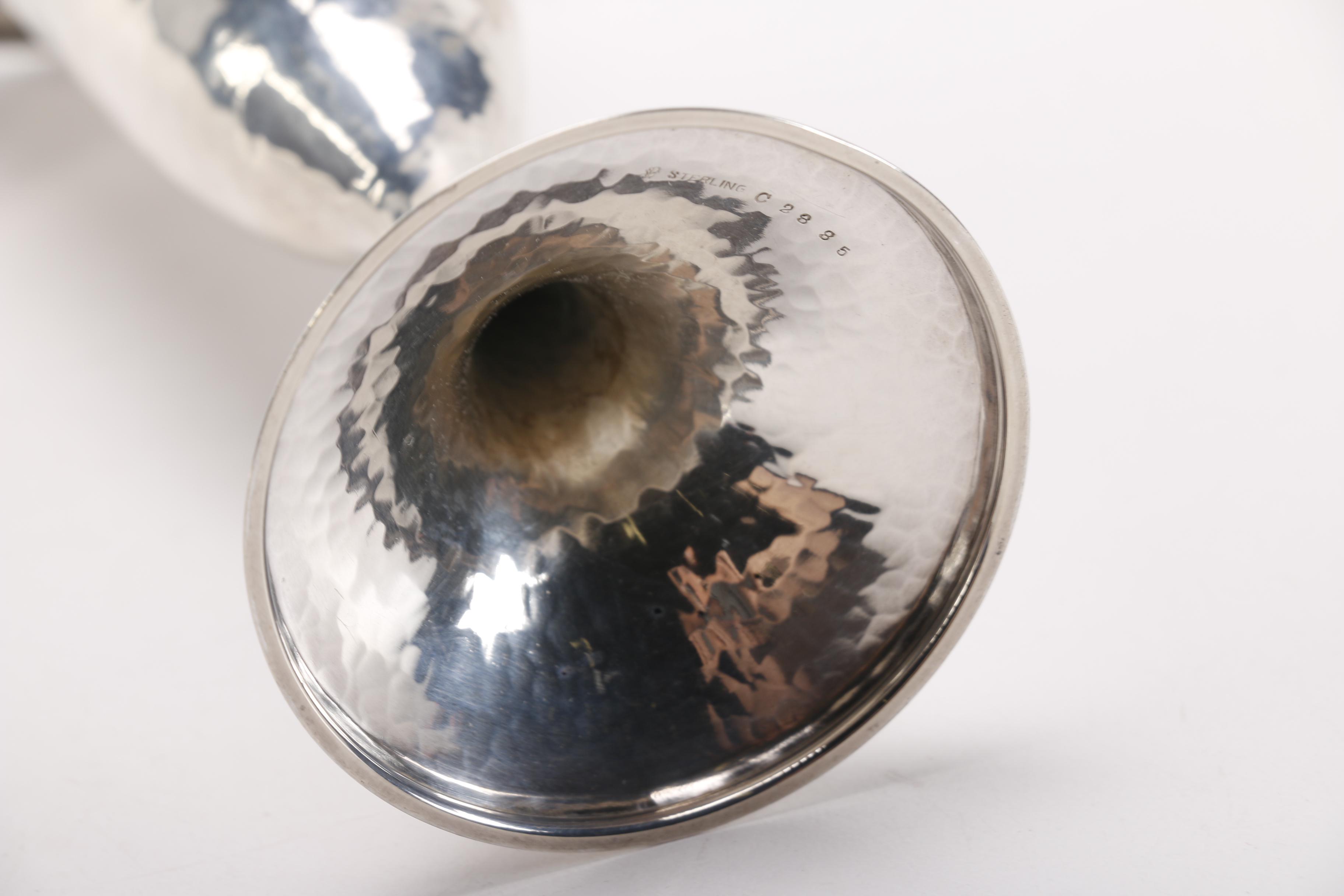 International Silver Co. Hammered Sterling Vase
