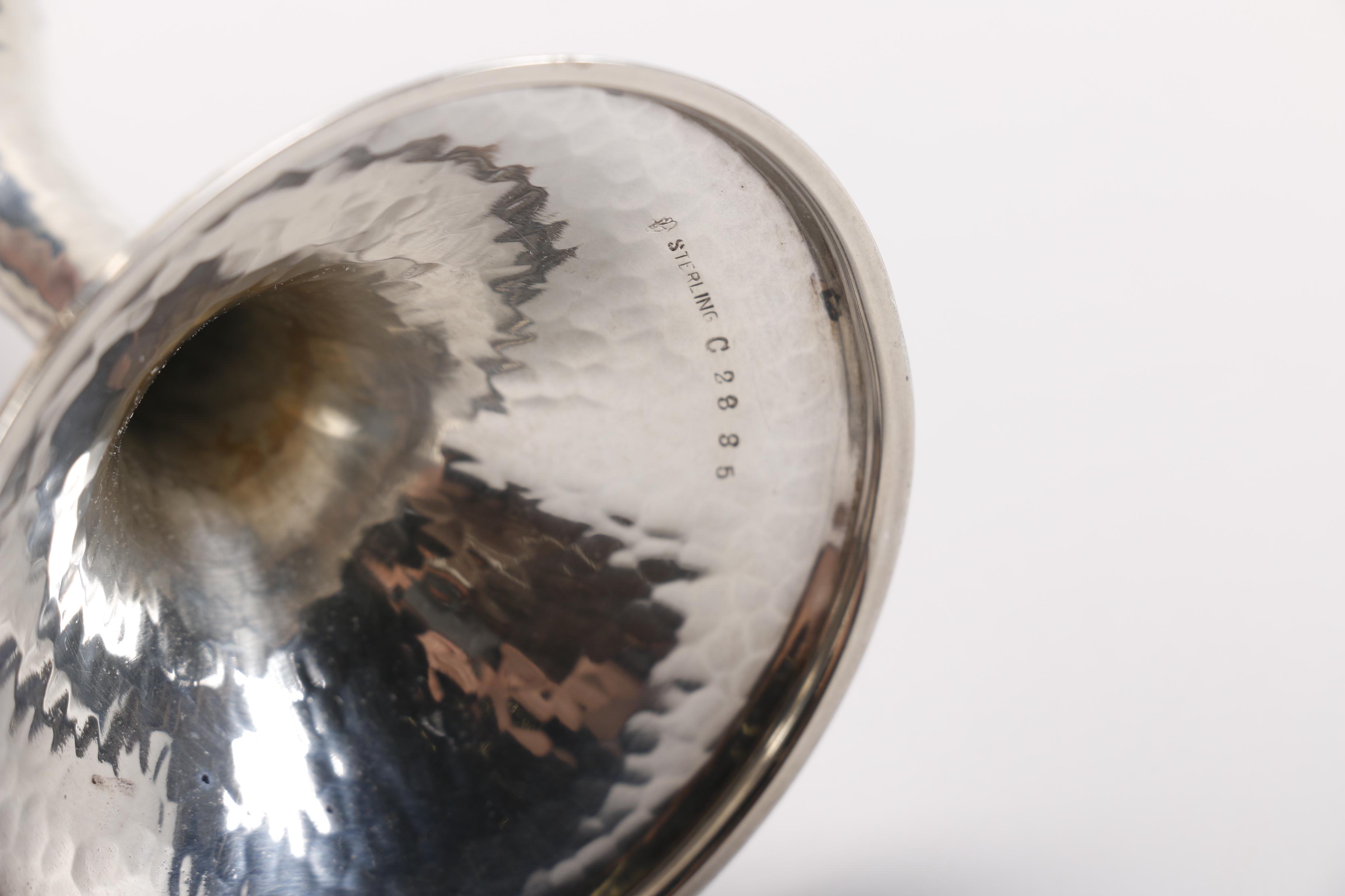 International Silver Co. Hammered Sterling Vase