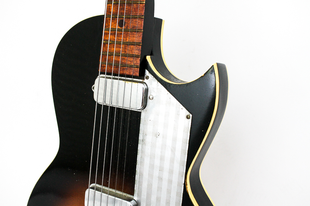1960s Kay Value Leader Electric Guitar in Sunburst Finish