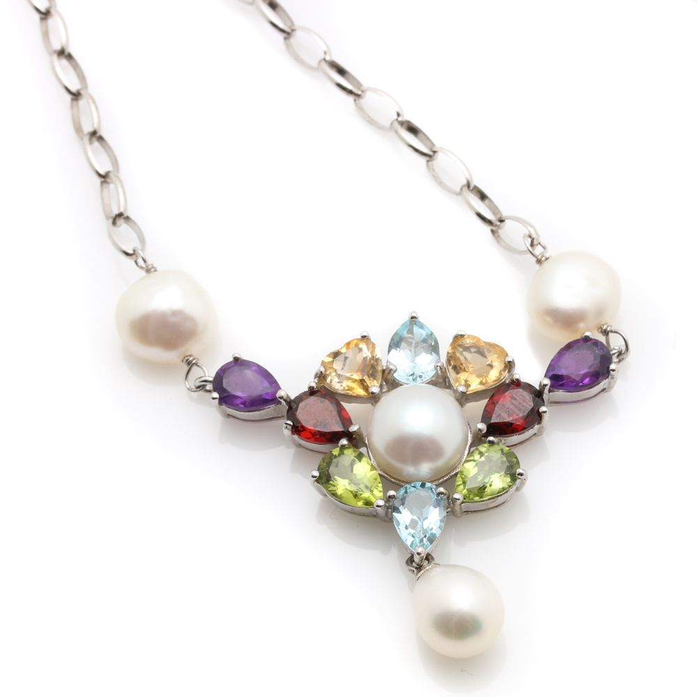 Sterling Silver Gemstone Jewelry Collection