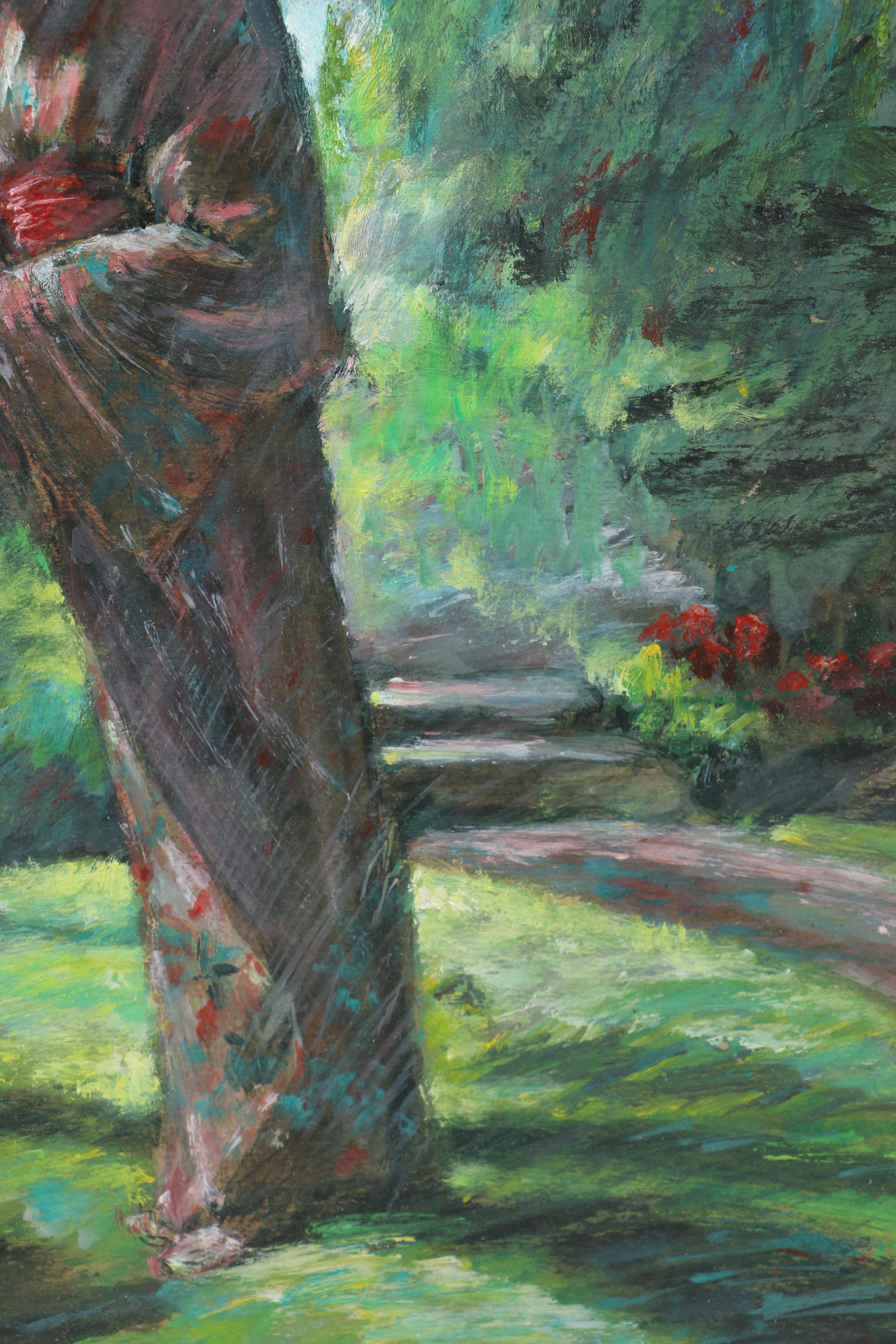 Bea Erne Acrylic Painting on Board "Tani"