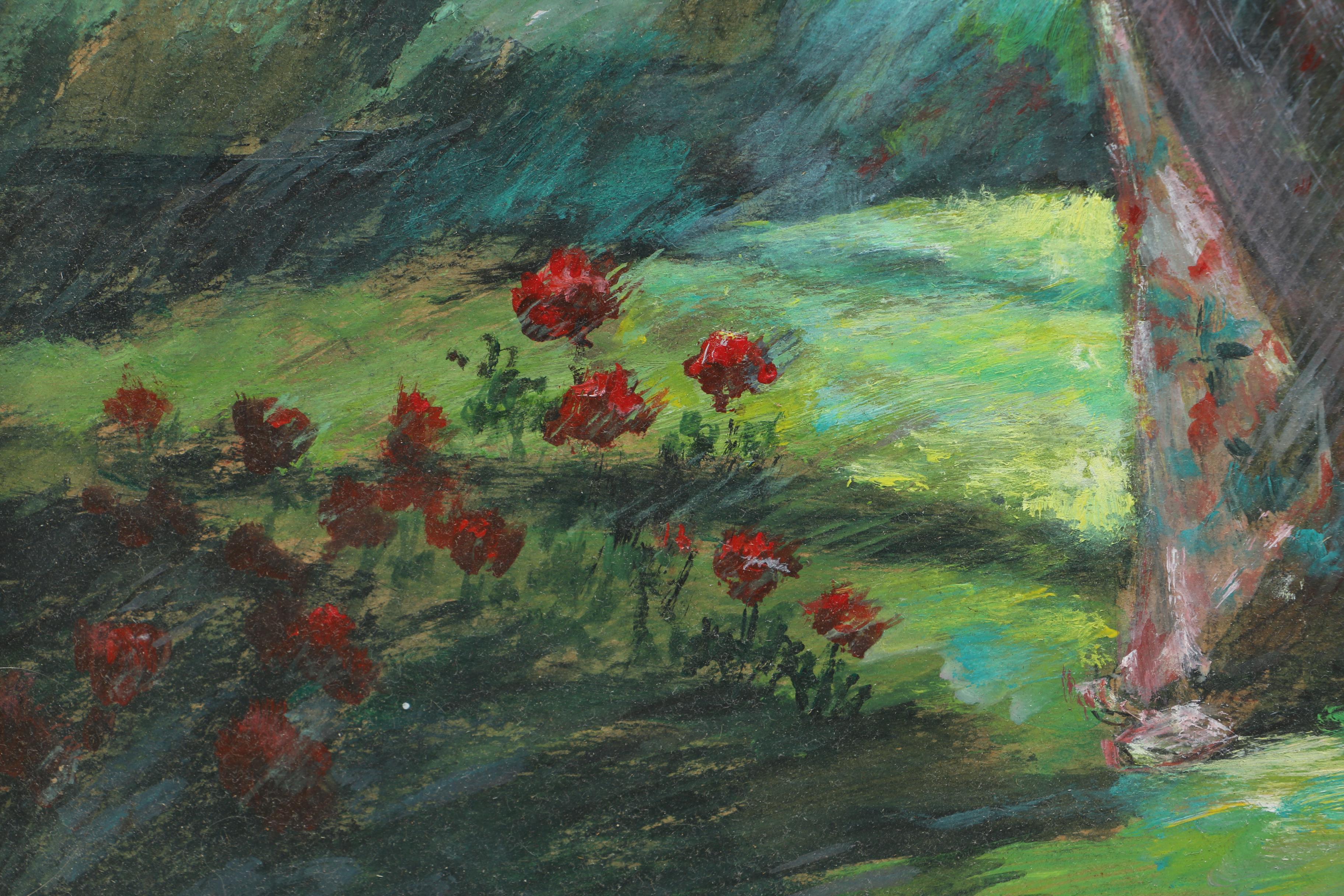 Bea Erne Acrylic Painting on Board "Tani"