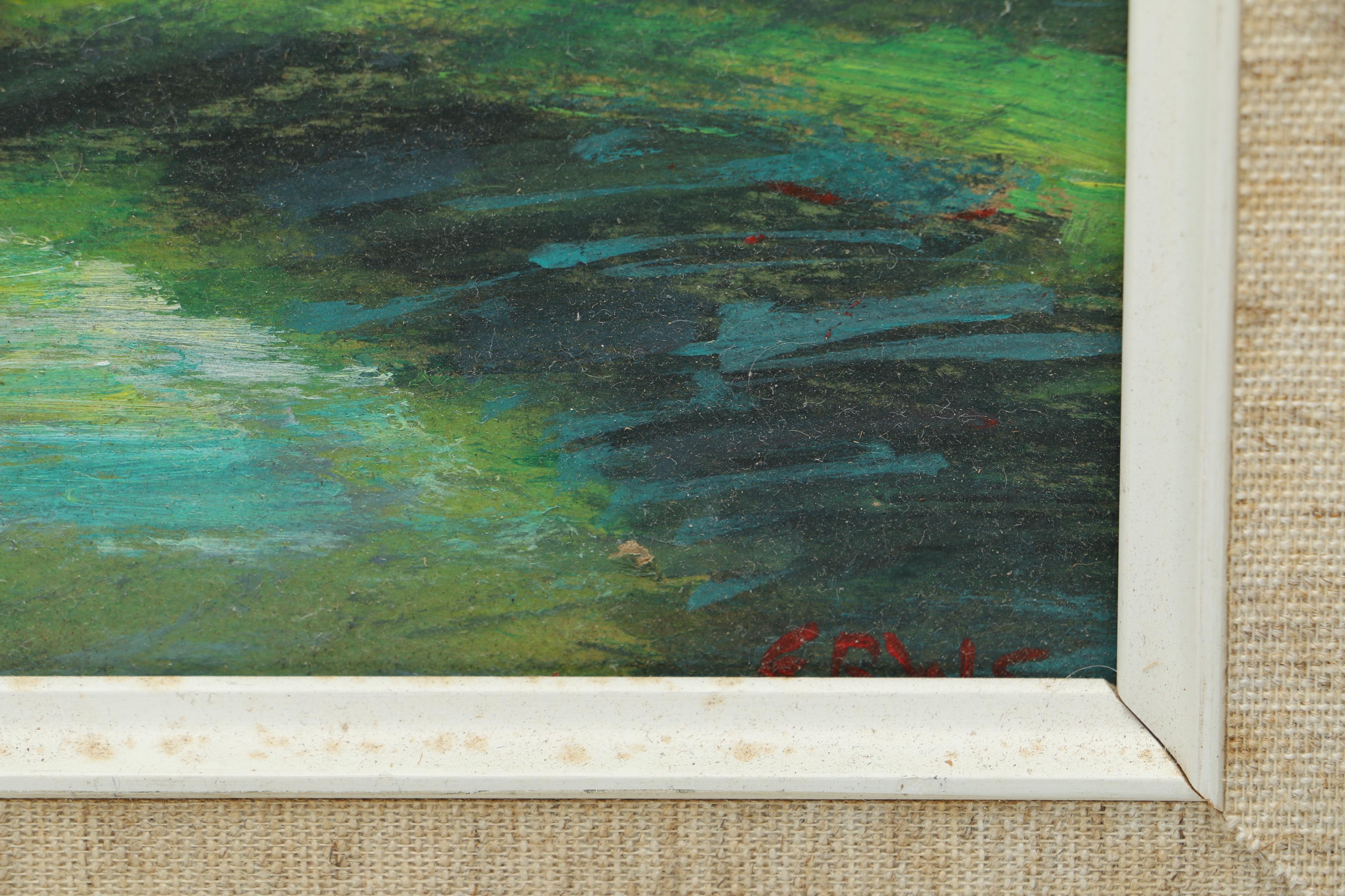 Bea Erne Acrylic Painting on Board "Tani"