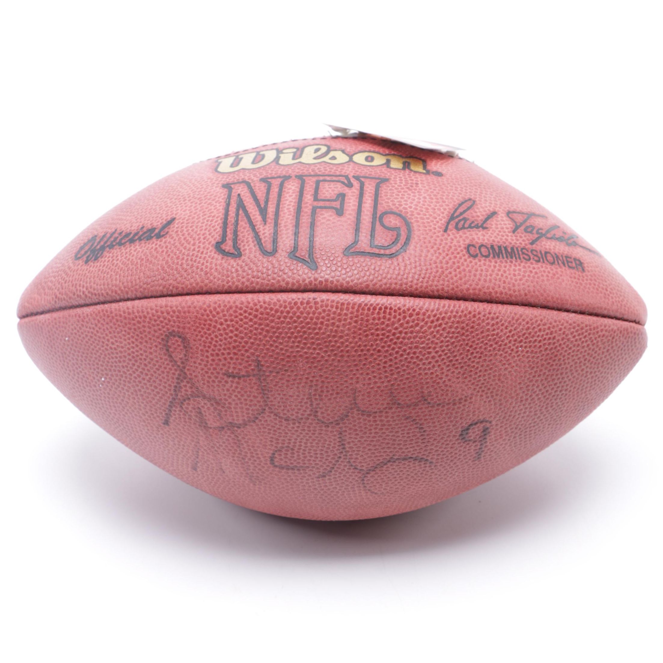 Steve McNair Autographed Football